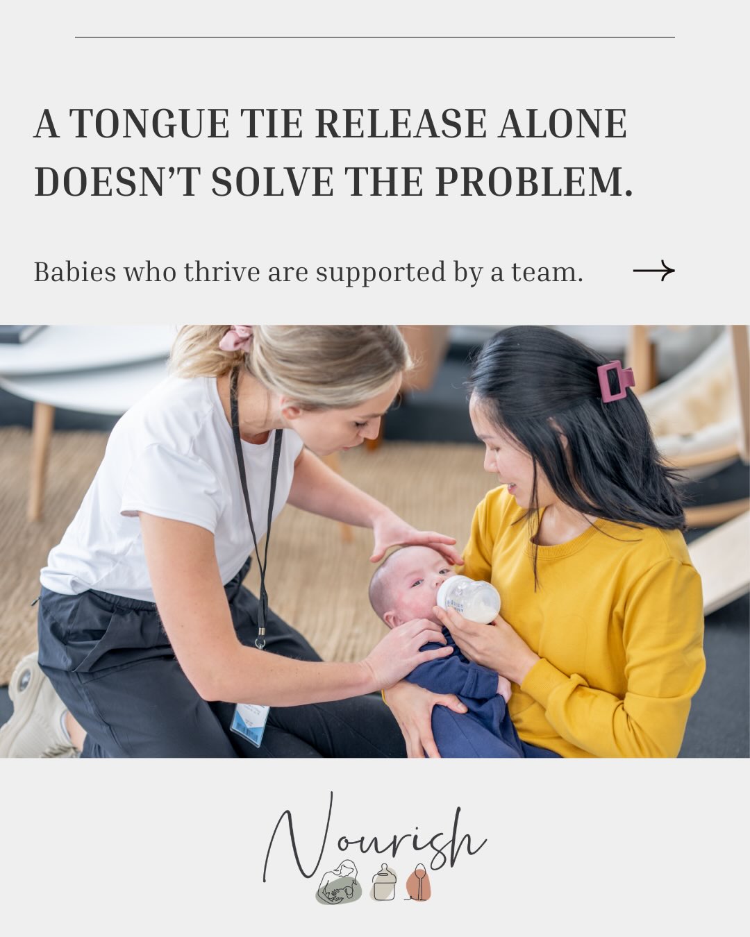 You don’t have to become an expert. Just hire an expert to get you through the hard stuff ✨
Hi! I’m Carissa 👋 Speech-Language Pathologist and IBCLC lactation consultant specialized in complex infant feeding and tethered oral tissues. I implement a whole body approach to care that is rooted in development. Local to Kitsap WA? Let’s work together! 💻