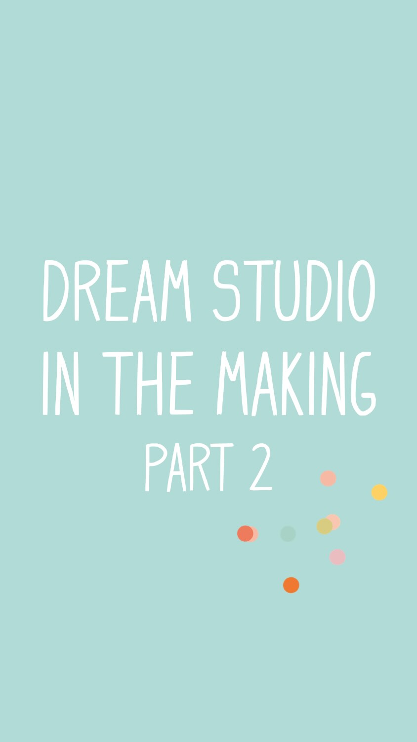 The renovation is moving quickly in the new studio! We’ve got textured walls, woohoo!
🤩✨