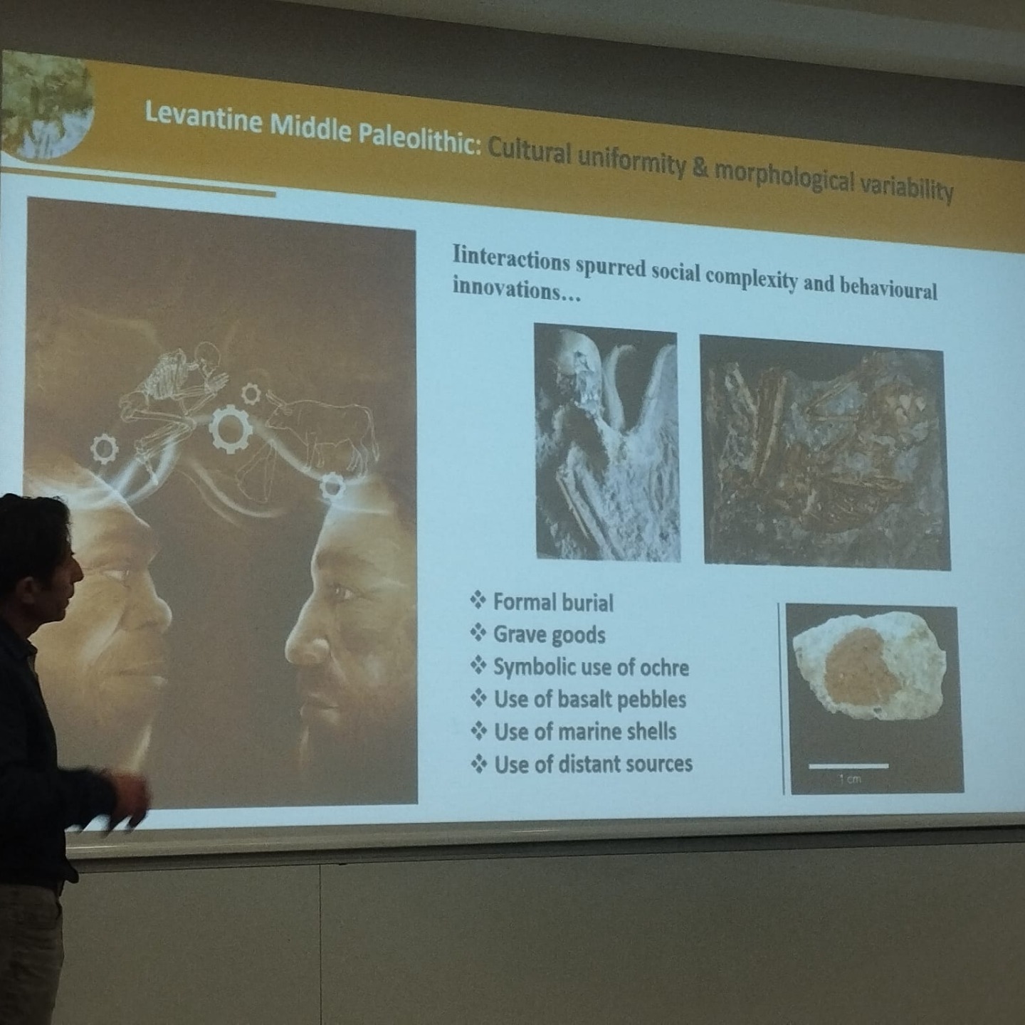 🔍 Bridging Disciplines, Bridging Campuses
Can material culture and technological behaviors distinguish Neanderthals from Homo sapiens?
This was the question at the heart of a recent talk delivered by Yossi Zaidner (head of our lab), Institute of Archaeology, Faculty of Humanities at the Evolution Research Groups meeting of the Institute of Life Sciences, Givat Ram.
By bringing together perspectives from archaeology and the life sciences, we're building new interdisciplinary bridges across the Hebrew University campuses — fostering dialogue that deepens our understanding of what it means to be human.
🧠💬 Stay tuned for more cross-campus collaborations at HUJI!
#archaeology #neanderthal #homosapiens #interdisciplinaryresearch #HUJI #MaterialCulture #HumanEvolution #lifescience
#humanities #givatramcampus #MountScopus