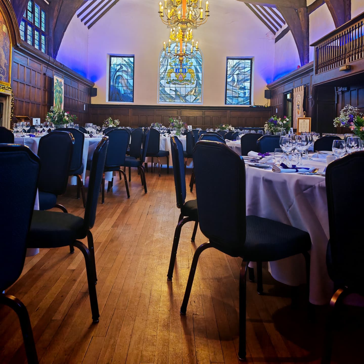 All set for this evening's International women's day charity dinner @merchanttaylorsyork #internationalwomensday #yorkcaterer #eatyorkshire #yorkvenue #weddingvenue #greatfood