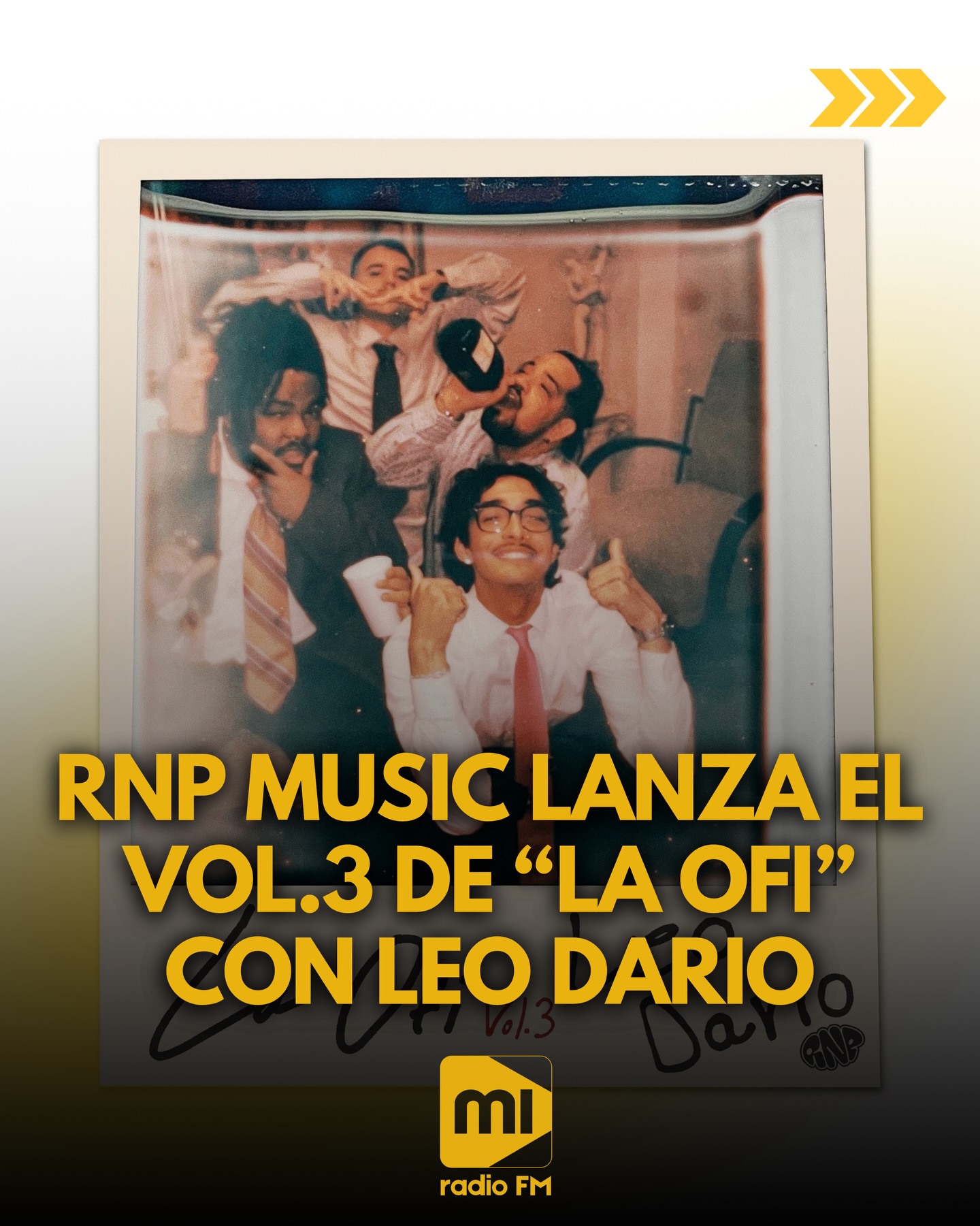@rnpmusica lo vuelve a hacer 🔥
Ya está disponible ‘La Ofi (Vol.3)’ la nueva sesión con @leodvrio , directamente desde Puerto Rico 🇵🇷.
Estas sesiones están rompiendo todas las plataformas, y como no podía ser de otra forma, también suenan en Mi Radio FM, la radio líder del género urbano.
Llevamos tiempo hablándote de estas sesiones porque sabíamos que eran una bomba… y no van a decepcionarte.
La Ofi (Vol.3) ya disponible!!! Dale play 🎧