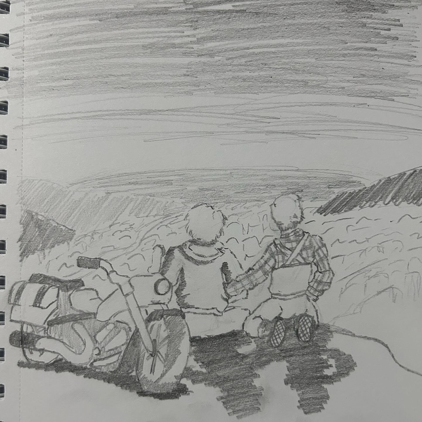 I’ve missed a day before so you know the drill. This time it’s cozy game themed! #inktober day 13 part 1 remote really stumped me but I’m glad I settled on Sebastian’s little romantic bike trip from stardew valley.
I don’t think I went down Seb’s story in my stardew play through but even still it’s a lovely scene I may log back on to try and see.
#inktober
#inktober2024
#inktober2024remote
#stardewvalley
#stardewvalleysebastian
#stardewvalleyfanart