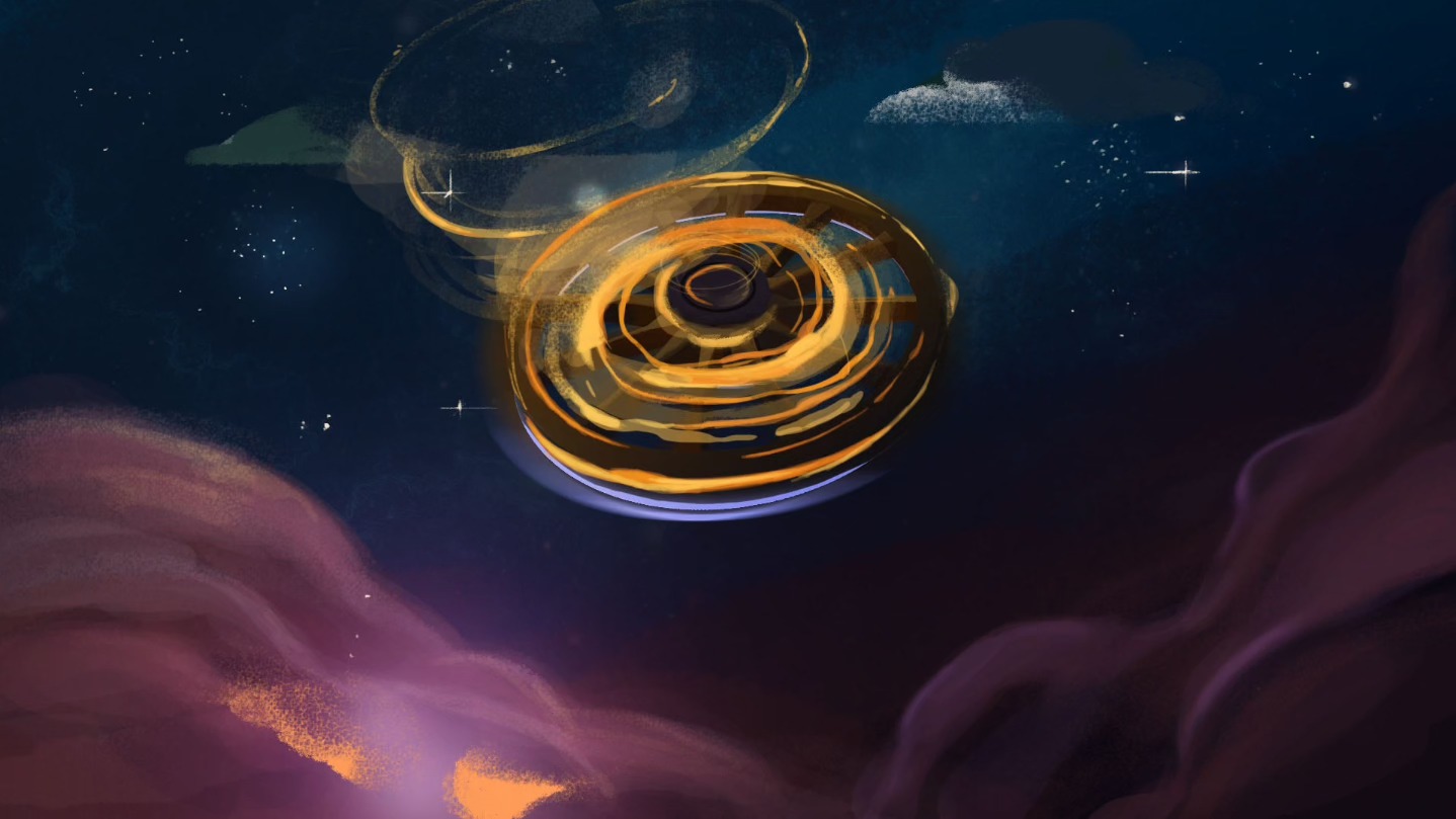 Été 5️⃣6️⃣5️⃣ av. J.-C. : « Les feux, soudain, se mettent à brûler plus fort et menacent de réduire en cendres cette mécanique céleste. Les flammes s’échappent de leurs compartiments. Les immenses roues de bois tombent en lambeaux. On entend des cris, des pleurs d’enfants, des hennissements de chevaux au galop. Alors que l’Univers d’Anaximandre s’effondre, ce sont maintenant des maisons qui brûlent : le voilà arraché à son rêve cosmique par l’annonce brutale d’un messager venu de Milet. »
✏️ @eric_cesbron
📖 Anaximandre ne voit pas le Soleil et la Lune réellement comme des astres, mais comme des sortes de tuyaux opaques, faits d’air condensé, remplis de feu, et percés de trous qui laissent entrevoir le brasier, donnant l’illusion d’objets circulaires lumineux voyageant dans le ciel. Selon lui, lorsque ces « pores » se bouchent, ce que nous prenons pour le Soleil et la Lune disparaît : ce sont les éclipses.
🔍 #recherchesgraphiques #proofofconcept #lesvoyagesdanaximandre #mecaniqueceleste #celestialmechanics #greceantique #grècearchaïque #anaximandre #anaximander #miniserie #bandedessinée #sciencefiction #fictionhistorique #astronomie #cosmologie #cosmos #2danimation #dessinanimé #2d #leprojetanaximandre