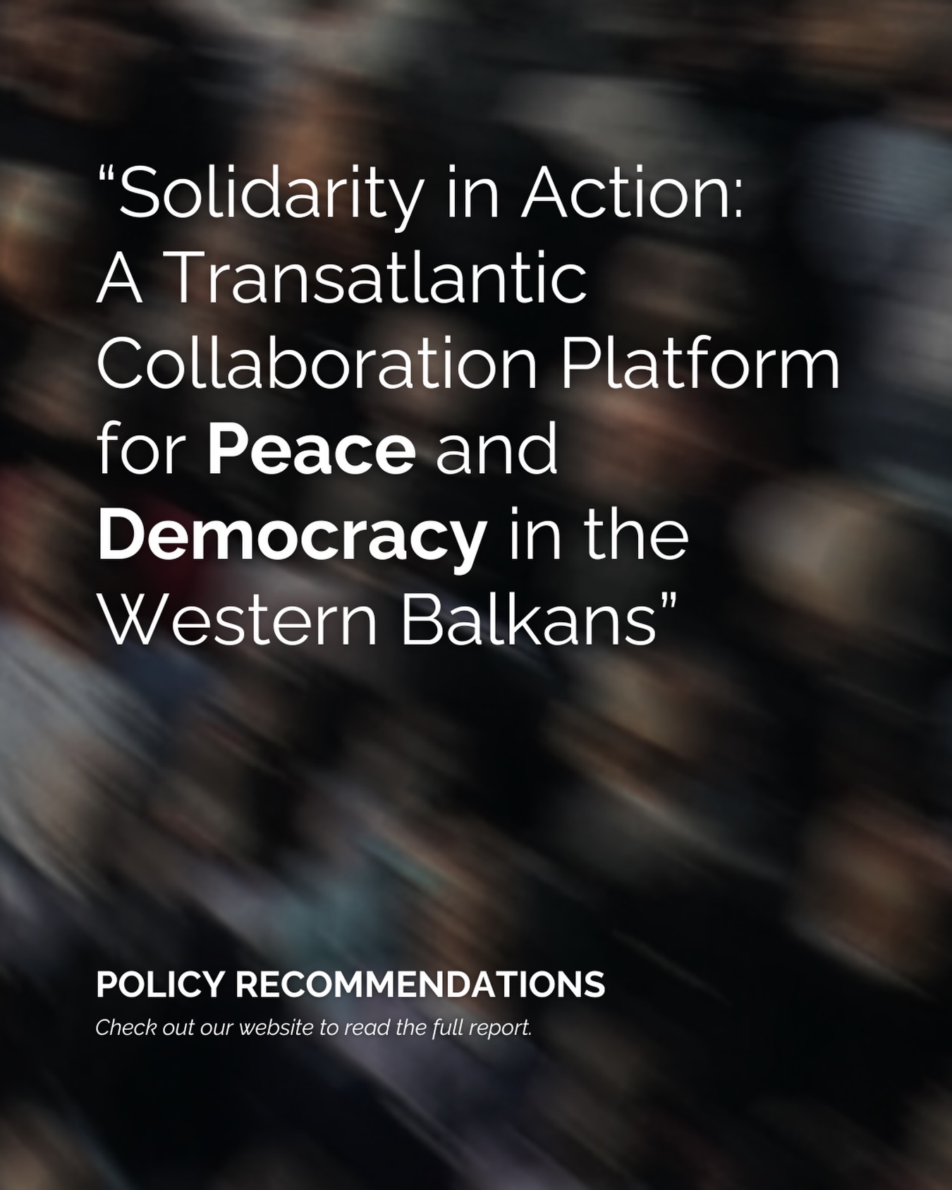 We are proud to share that our Emerging Expert Benjamin Selimotic was part of Solidarity in Action: A Transatlantic Collaboration Platform for Peace and Democracy in the Western Balkans — a landmark initiative organised by the Aspen Institute Germany in cooperation with the Aspen Institute Romania , Aspen Institute Italia, and the Aspen Strategy Group.
The project brought together 20 young civil society representatives from the Western Balkans, the United States, Germany, Italy, and Romania to develop concrete, actionable policy solutions for some of the region’s most pressing challenges — including youth opportunity gaps, erosion of accountability, and weakening of regional cohesion.
We are incredibly proud of Benjamin’s contribution to this important work. 🌍
📄 Read the full report here on our website.
#WesternBalkans #Democracy #TransatlanticCooperation #SolidarityInAction #CivilSociety