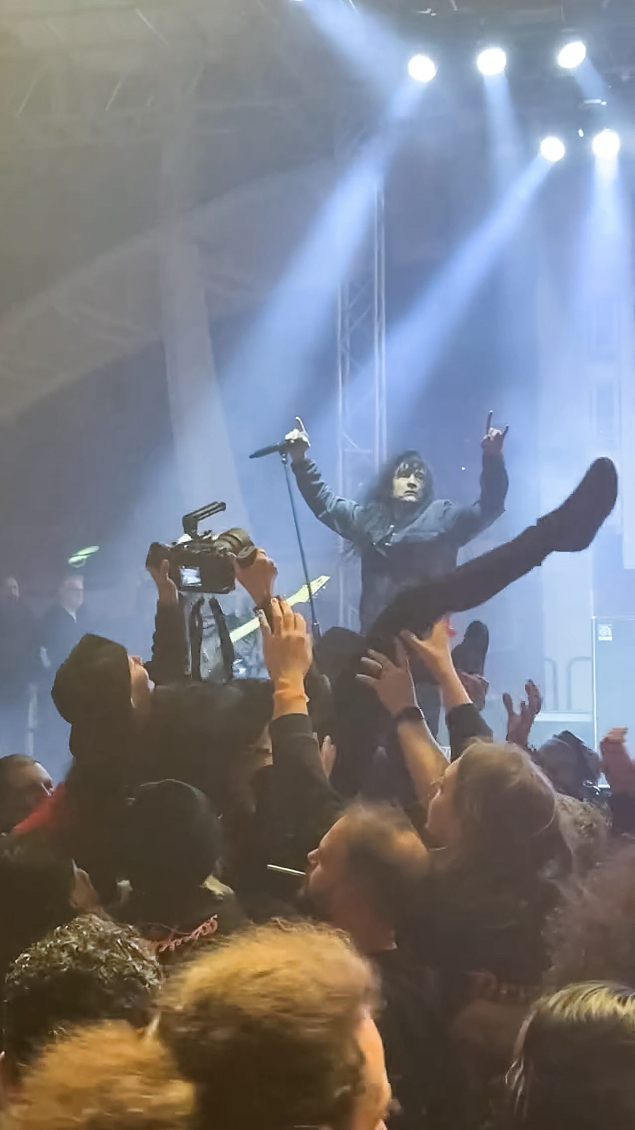 Lucky number 7 filming 700000 Tons of Metal with the 70K TV Crew! 🎥🛳️🤘
With over 20 years of crowdsurfing experience, Andy inadvertently developed a core skill for getting POV b-roll footage at music festivals — as seen in this tandem behind-the-scenes gem.
Despite the unseasonable temps dipping to nearly freezing with blasting winds and rain, the cold Caribbean nights didn’t keep the crew (or bands) from making metal magic aboard 70000 Tons of Metal — the world’s biggest heavy metal cruise.
It’s always an incredible experience working with the 70K TV Crew, and Andy can’t wait to join the team for round 8 in 2027!
#70000Tons
#70000TonsOfMetal
#70KTV