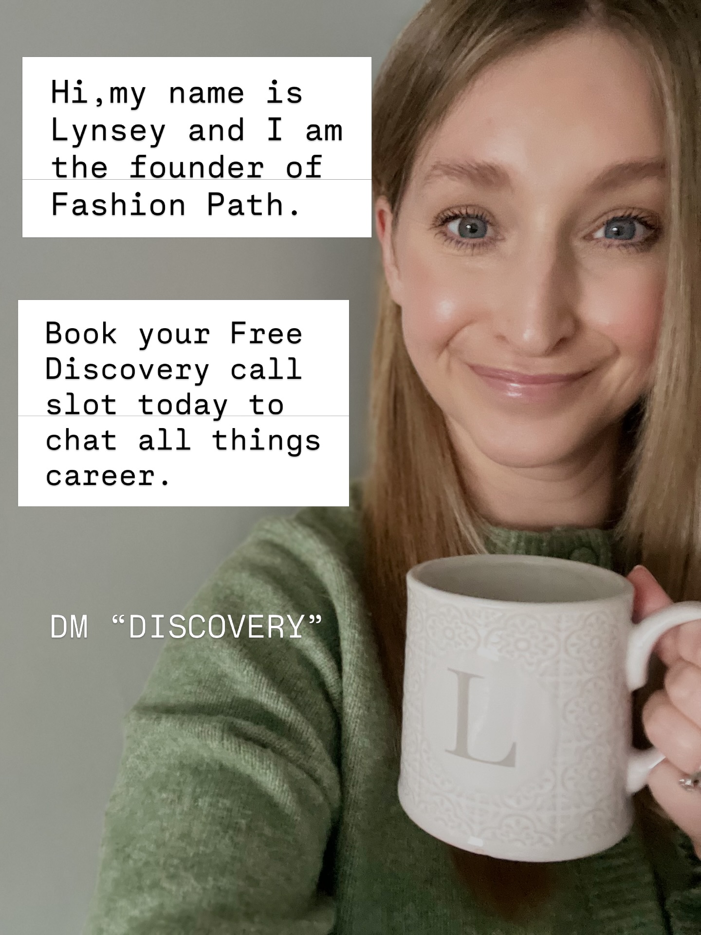A free 15 min call to discuss your plans and how Fashion Path can help. We are here to guide you through your next step, whether that’s your first, second or last career move - get in touch today.
15 mins could lead to your best career move yet.
#authentic #fashion #guidance #coaching #career