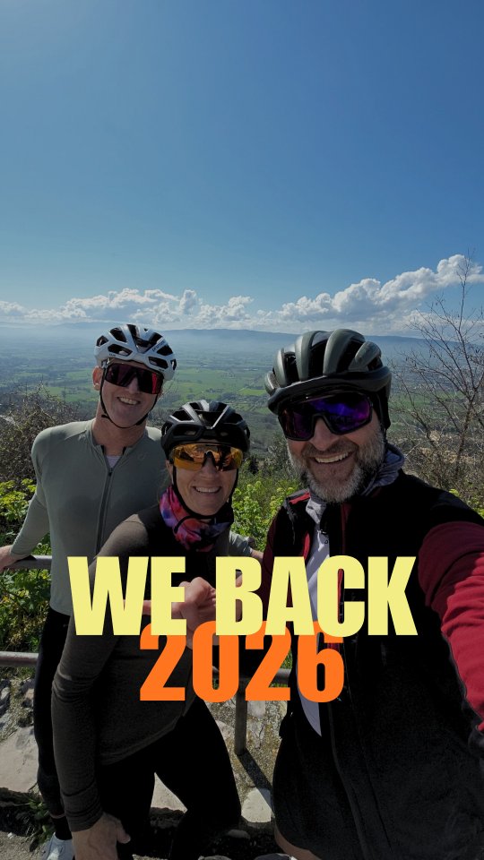 The 2026 season has officially begun.
Today I had the pleasure of opening the season with a private ride on the slopes of Monte Subasio, together with Liz and Daniel visiting from California.
60 km of quiet Umbrian roads.
1,000 meters of climbing.
Gravel bikes.
Olive groves, medieval villages and the timeless landscape between Assisi and Spello.
At Greenways Italy, I design and lead private and small-group cycling journeys for travelers who want to experience Italy beyond the obvious — riding through the countryside, discovering hidden roads, and connecting with the authentic soul of this land.
The new season has begun.
And I can’t wait to welcome the next riders.
🇮🇹🚴♂️
#GreenwaysItaly #CyclingItaly #UmbriaByBike #MonteSubasio #GravelCycling BikeTourItaly LuxuryActiveTravel VisitUmbria