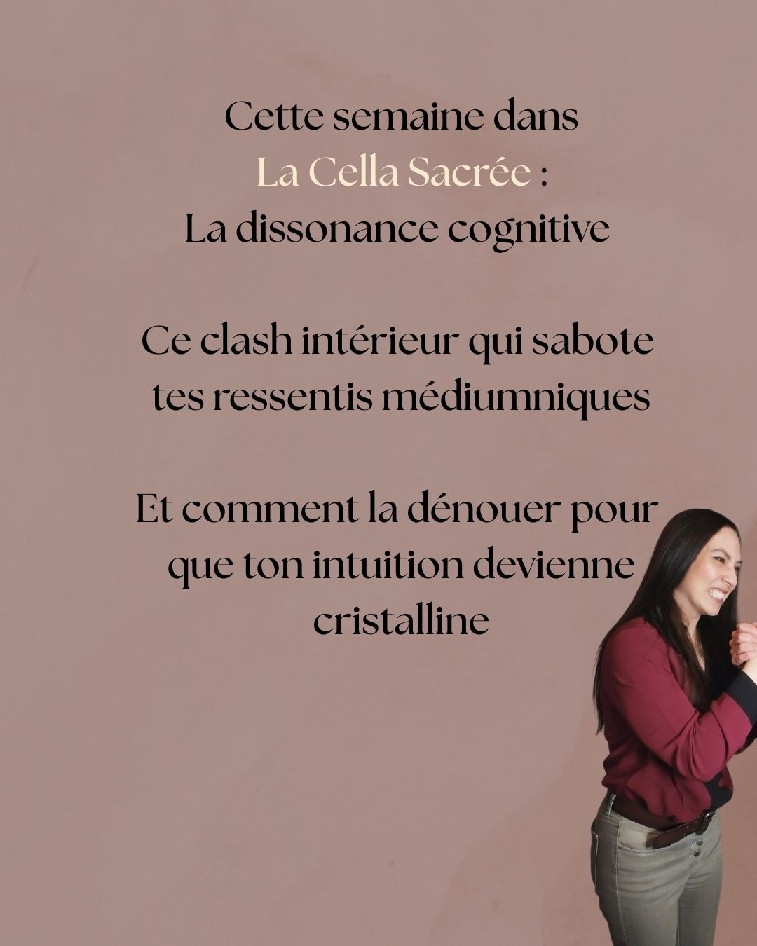 La Cella Sacrée est un cocon où chaque jour je partage avec toi, je réponds à tes questions, je t'accompagne dans a spiritualité et ta médiumnité.
C'est une communauté paisible et désireuse de grandir et de comprendre.
C'est un abonnement mensuel qui te donne des ailes, du courage, des réponses, de la joie, de l'énergie !
Rejoins-nous vite !
#lacellasacrée #berengeremusard #cercleprivé #spiritualité #médiumnité