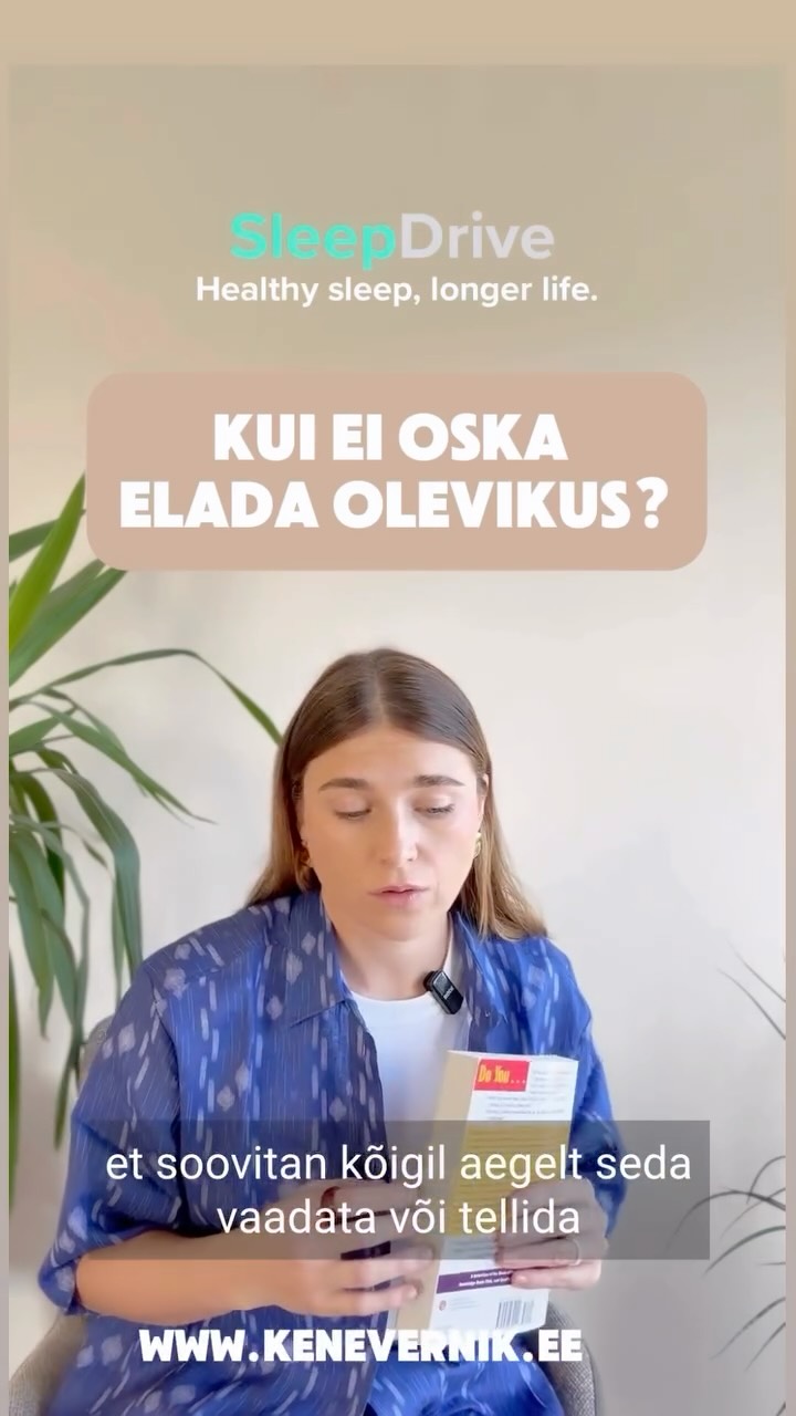 Üks võimalus on õppida toime tulema siin ja praegu – olevikus. On loodud palju erinevaid teraapiaid ja tehnikaid, mis aitavad tegutseda ilma mürata peas ja enda ümber.
Unetreeningu töötuba tuleb taas! Tegemist on praktilise töötoaga, kus ligi kolme tunni jooksul tehakse erinevaid harjutusi, mis aitavad olla hetkes ja eelkõige uinuda ilma sisemise mürata.
Lisainfo leiad loengute alt: www.kenevernik.ee.
Ja ära unusta kasutada sooduskoodi, kui liitud uudiskirjaga!