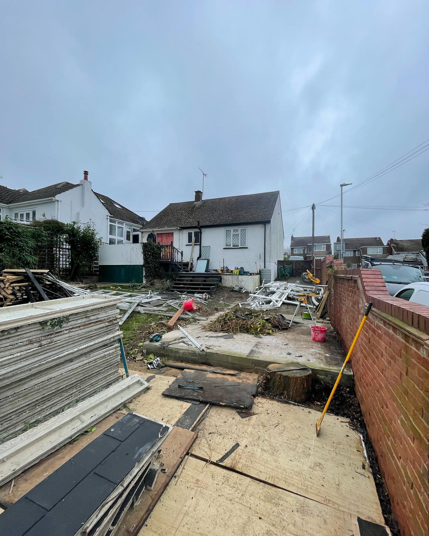 New job started in Bilericay a little 2 bedroom bungalow being transformed into a lovely 2 storey home for some great people