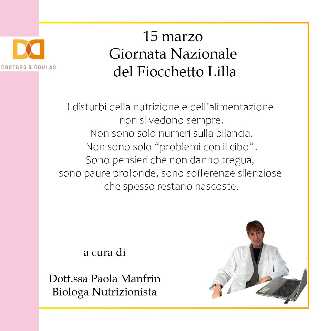 Oggi è la Giornata Mondiale dei Disturbi del Comportamento Alimentare. Parlare di DCA significa fare prevenzione, informare e ricordare che chiedere aiuto è sempre possibile. 💜
#dca #disturbialimentari #salutementale #mentalhealth #consapevolezza
