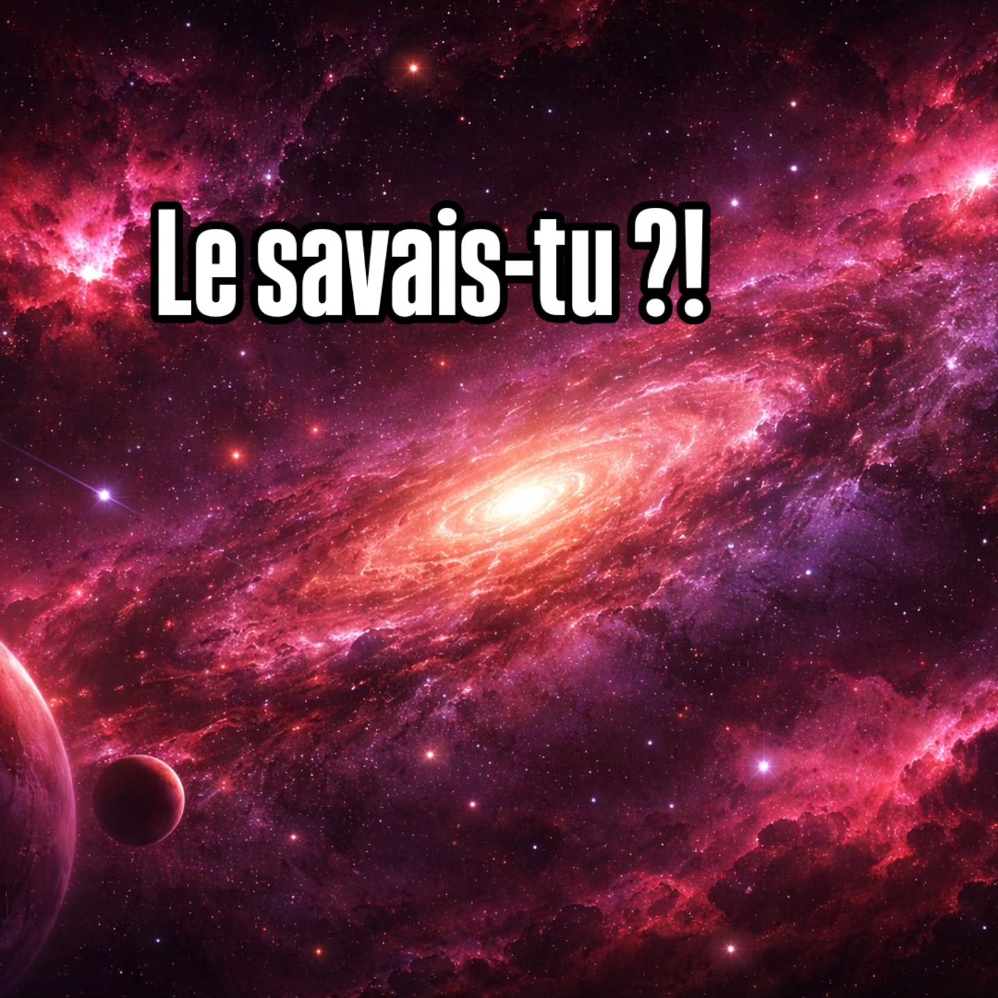 𝟭. 𝗣𝗹𝗮𝗻𝗲𝘁𝗲𝘀 𝗲𝗿𝗿𝗮𝗻𝘁𝗲𝘀
Les Rogue Planets sont des planètes qui ne tournent autour d’aucune étoile à la différence de la terre.
𝟮. 𝗘𝗰𝗹𝗮𝗶𝗿𝘀 𝗳𝗮𝗻𝘁𝗼𝗺𝗲𝘀
Les Red Sprites sont des décharges électriques très rapides au-dessus des nuages qui se produisent entre 50 et 80 km d’altitude.
Ils sont difficiles à observer car ils durent seulement quelques millisecondes et apparaissent très haut
𝟯. 𝗣𝗼𝗶𝗻𝘁𝘀 𝗿𝗼𝘂𝗴𝗲𝘀 𝗺𝘆𝘀𝘁𝗲𝗿𝗶𝗲𝘂𝘅
Le télescope spatial James Webb a découvert de petits objets rouges très brillants dans l’univers lointain surnommés Little Red Dots.
Ils pourraient être de jeunes galaxies contenant des trous noirs supermassifs, formés très tôt après la naissance de l’univers.
𝟰. 𝗦𝗶𝗴𝗻𝗮𝗹 𝘀𝗽𝗮𝘁𝗶𝗮𝗹 𝗲𝘁𝗿𝗮𝗻𝗴𝗲
Des astronomes utilisant le radiotélescope ASKAP ont détecté un signal radio inhabituel appelé GLEAM-X J162759.5-523504.
Ce signal apparaît et disparaît de manière très régulière toutes les 18 minutes.
Les scientifiques pensent qu’il pourrait provenir d’un objet extrême comme une étoile à neutrons ou un magnétar.
𝟱. 𝗔𝗻𝗼𝗺𝗮𝗹𝗶𝗲 𝗱𝗲 𝗹’𝗔𝘁𝗹𝗮𝗻𝘁𝗶𝗾𝘂𝗲 𝗦𝘂𝗱
Région située au-dessus de l’Amérique du Sud et de l’océan Atlantique.
Dans cette zone, le champ magnétique terrestre est plus faible que la normale.
Cela permet à davantage de particules cosmiques et solaires d’atteindre les satellites en orbite.
𝟲. 𝗕𝗼𝘂𝗰𝗹𝗶𝗲𝗿 𝗺𝗮𝗴𝗻𝗲𝘁𝗶𝗾𝘂𝗲
La Terre est entourée d’un champ magnétique appelé magnétosphère qui la protège en déviant la plupart des particules énergétiques venant du Soleil.
𝟳. 𝗣𝗶𝗰 𝗱𝘂 𝗰𝘆𝗰𝗹𝗲 𝘀𝗼𝗹𝗮𝗶𝗿𝗲
Le Soleil traverse une phase active et suit un cycle d’activité d’environ 11 ans appelé cycle solaire.
Pendant le maximum solaire, le nombre de taches solaires, éruptions et temp
𝟴. 𝗖𝗼𝗺𝗲𝘁𝗲 𝘃𝗶𝘀𝗶𝗯𝗹𝗲 𝗮 𝗹’𝗼𝗲𝗶𝗹 𝗻𝘂
Une nouvelle comète surnommée Easter Comet a récemment été découverte.
Si elle survit à son passage près du Soleil, elle pourrait devenir visible dans le ciel le 21 Avril même en plein jour dans certaines conditions.