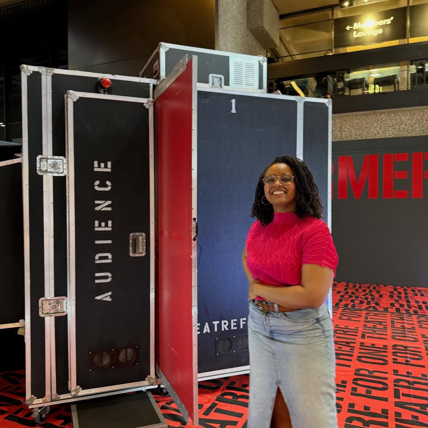 Theatre for One is officially open at @barbicancentre !! Stop by the Barbican Centre any day at 12PM or 5PM between March 12-22, and you can see a free 5 minute one person performance! It’s a five star show!!!! ⭐️⭐️⭐️⭐️⭐️
Thank you so much to @landmarkireland and @octopustheatricals for including my play, Dear Rosa, in the 6 plays chosen for this run. Big ups @tishe.fatunbi for fearlessly performing this text (and getting such long pink braids too 😚)! Such a huge dream come true to have my work on at one of my favorite arts centres in the world amongst some of my favorite writers!