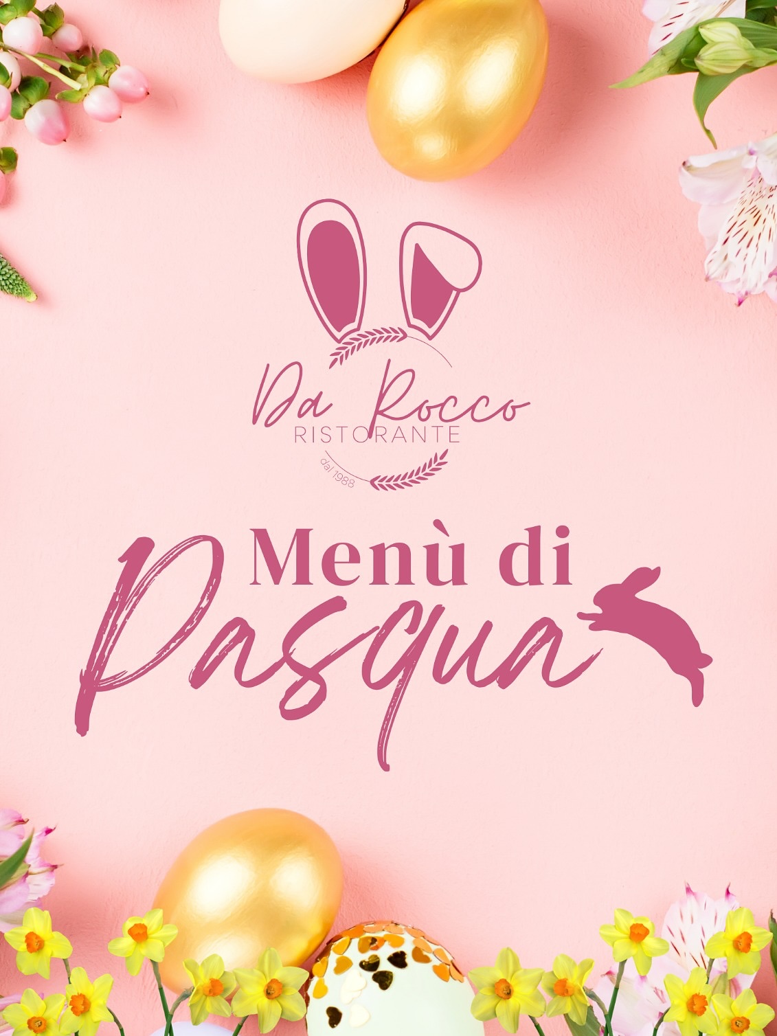 🐣La Pasqua si festeggia a tavola… e noi vi aspettiamo con il nostro Menù di Pasqua pensato per l’occasione 🌸
🍽️Un percorso di sapori tra tradizione e primavera:
antipasti speciali, primi di stagione, secondi a scelta e i dolci pasquali simbolo.
✨Menù completo €60 (bevande escluse)
I posti sono limitati, consigliata la prenotazione.
📞 Per info e prenotazioni: +39 333 991 8226
📍 Via Contardo Ferrini 86, Samarate
#pasqua #menudipasqua #pasquaalristorante #daroccoristorante #samarate #pasqua2026 #cucinaitaliana #ristorantelombardia