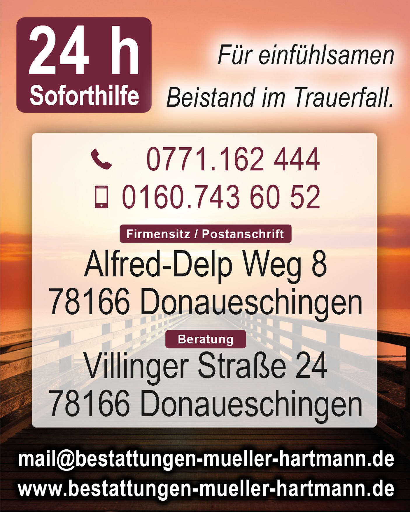 🌿 Unser Standort in Donaueschingen: kontaktieren Sie uns rund um die Uhr. Wir sind in Donaueschingen , Bräunlingen und Bad Dürrheim rund um die Uhr für Sie da #24hsoforthilfe im #trauerfall - Ihr #bestattungsinstitut #beerdigungsinstitut #Bestattungen www.Bestattungen-müller-hartmann.de