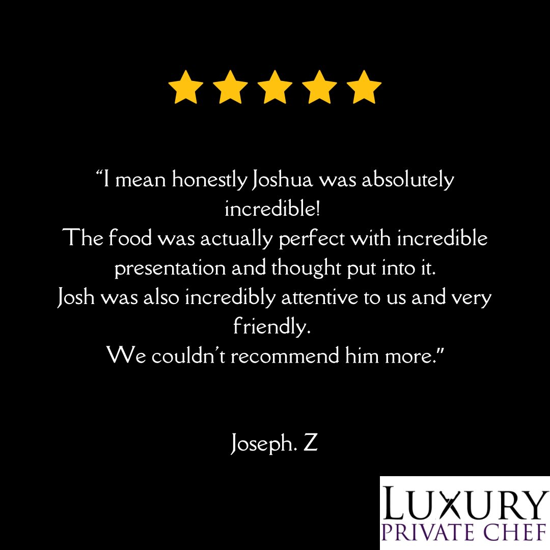 🤩 wow thank you! Another lovely review 💫
@luxuryprivatechef
#luxuryprivatechef #privatechef #5starreview #privatedining #luxury