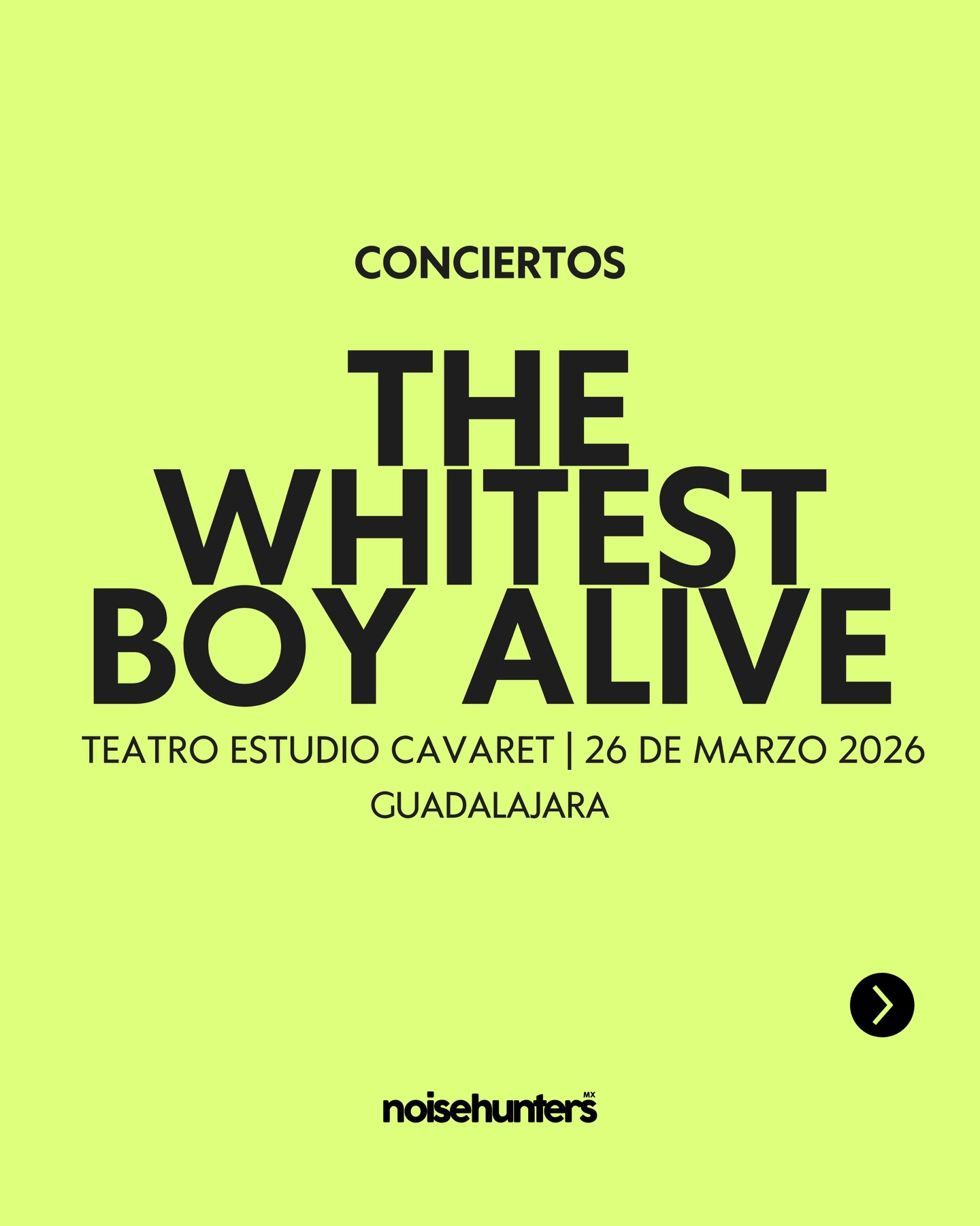 #siteloperdiste ✨
The Whitest Boy Alive ( @the_whitestboyalive ) llega a Guadalajara para celebrar los 20 años de “Dreams”.
📅 26 MAR 2026
📍 Teatro Estudio Cavaret ( @teatroestudiocavaret )
🎟️ Boletos en Boletomóvil
Presentado por @altiplano.pro
/ @backstage.press
#conciertos #guadalajara