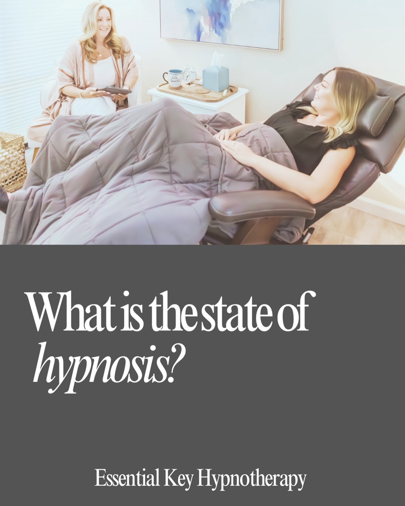 People often hear the word hypnosis and imagine someone being controlled or put into a strange trance. In reality, the state of hypnosis is something far more natural and familiar than most people realize.
The state of hypnosis is a focused, relaxed state of awareness where the mind becomes more open to insight, learning, and change. It is similar to those moments when you are completely absorbed in a good book, driving on autopilot and suddenly realizing you have arrived at your destination, or daydreaming while staring out a window.
Your conscious mind, the part that analyzes and questions everything, softens a bit. At the same time, the subconscious mind becomes more accessible. This is the part of the mind that holds habits, emotional patterns, beliefs, and automatic responses.
In hypnosis, you are not asleep and you are not unconscious. You can hear everything, you remain aware, and you are always in control. The experience is usually deeply relaxing, but it is also highly focused.
This is why hypnosis can be such a powerful tool for change. When the mind is in this state, it becomes easier to explore the patterns that have been running in the background and gently create new ones that are more supportive.
The state of hypnosis is not something being done to you. It is a natural state your mind already knows how to enter. Hypnotherapy simply helps guide you there with intention.
Sometimes the most powerful shifts happen when the mind becomes quiet enough to listen a little deeper. 🔑