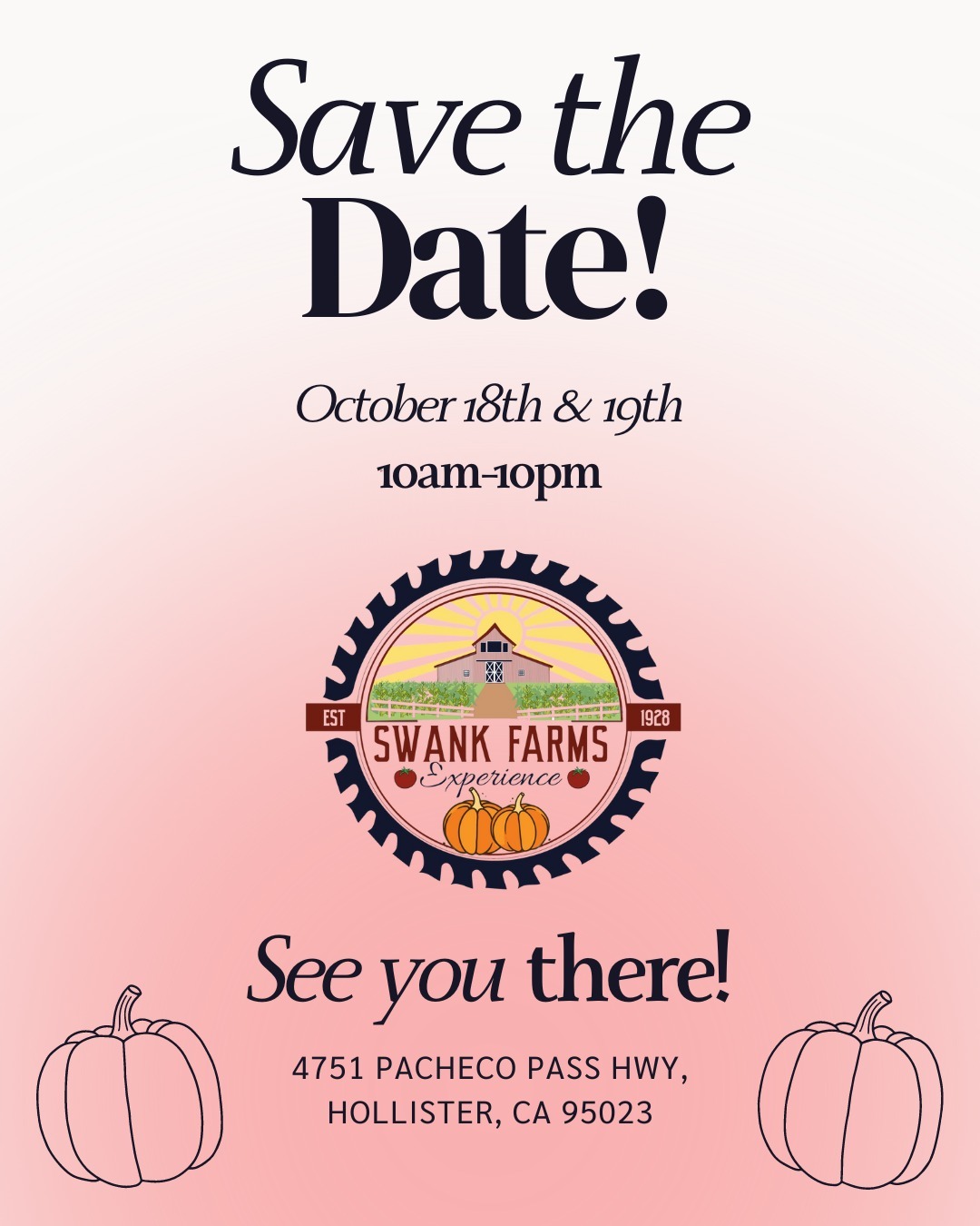Get Tinseled at @SwankFarms on October 18th & 19th from 10am to 10pm! 🎃✨
We’ll be there with our permanent jewelry, offering custom pieces that are perfect for any occasion—or just because! 💫 Grab your friends, enjoy all the farm has to offer, and leave with a beautiful piece that lasts forever. 💖
Don’t miss out—head to the link in our bio for details!
#SaltedTinsel #PermanentJewelry #SwankFarms #JewelryMadeForYou #ForeverJewelry #FarmFunAndJewelry #MakeItLast