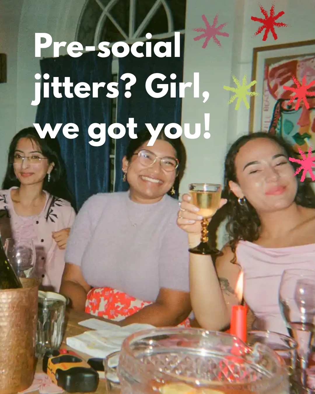 You ever get that voice in your head that says, “Girl, don’t do it!” 😰
We’ve heard that voice before, too. But the girls have some tips on how to push through the fear and show up anyway, because you’re so welcome and wanted here … we’d hate to miss out on knowing you 🫶