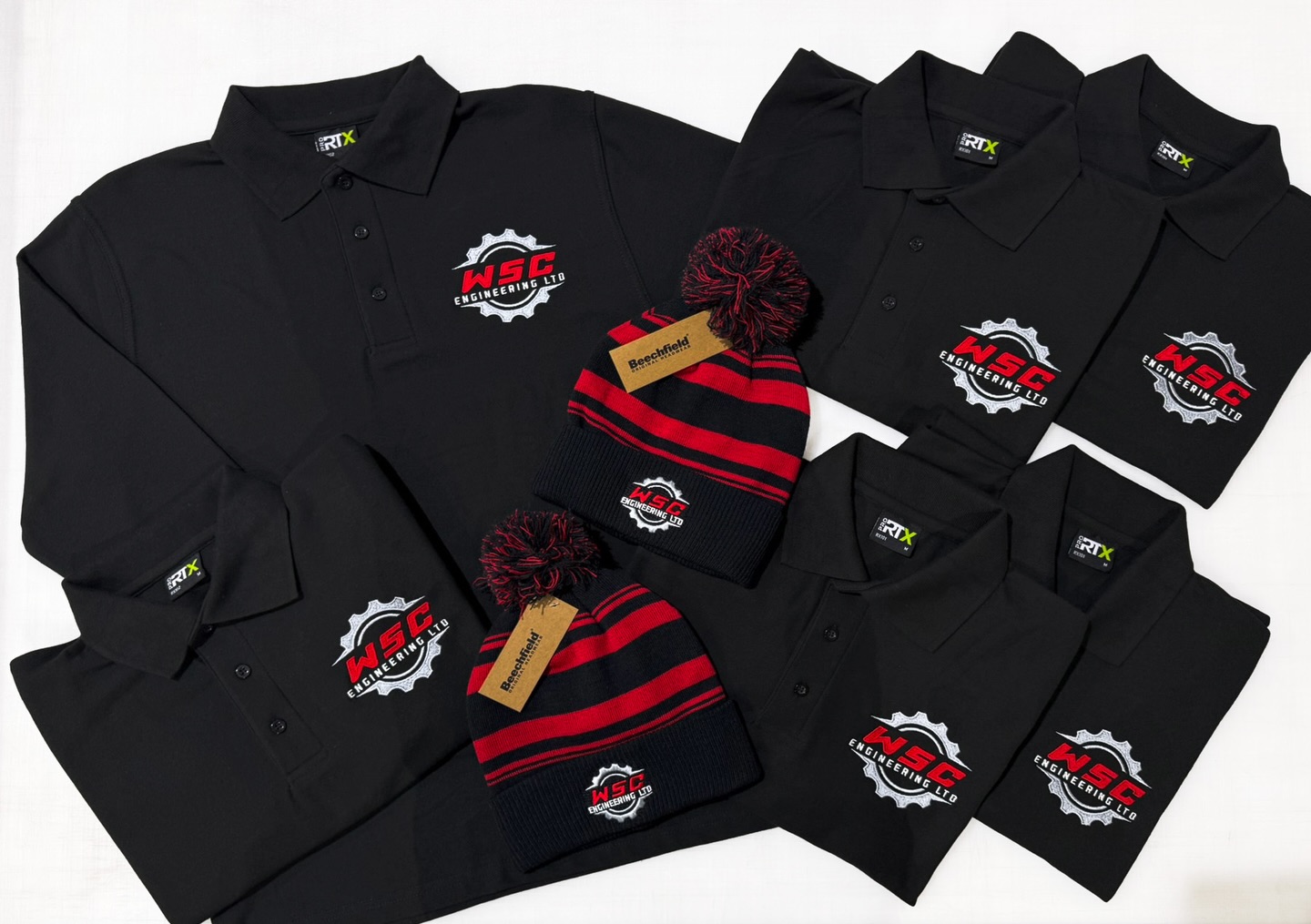 @wscengineeringltd ⚙️🧵🪡
Both short and long sleeve polo shirts embroidered on the left chest, paired with contrasting bobble hats embroidered on the front - its all about the branding!
Wizard Embroidery
📞 01788 833020
📧 wizardembroidery@hotmail.com
www.wizardembroidery.co.uk
#wizardembroidery #workwear #uniform #brandedworkwear #custombundles