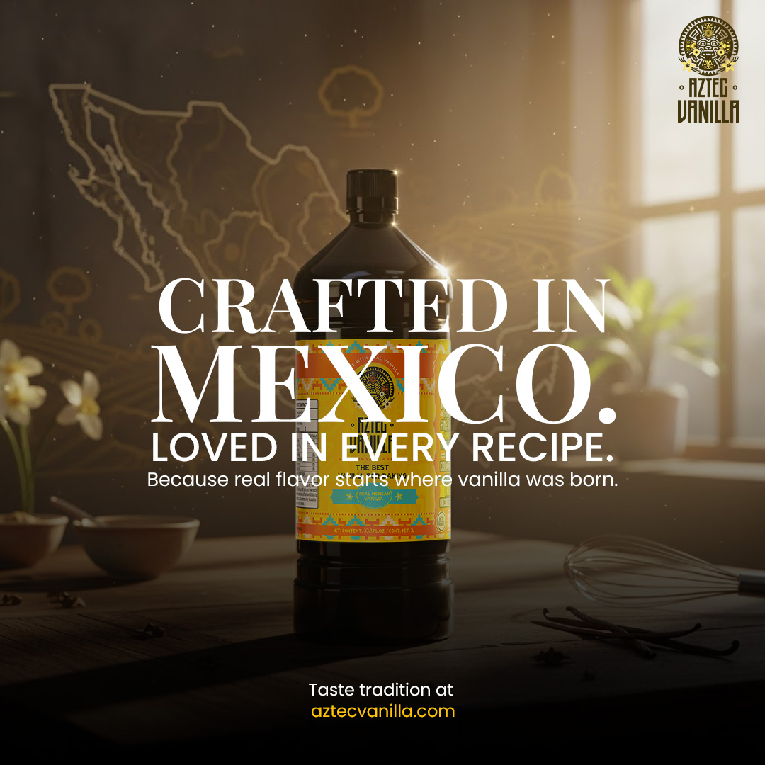 🇲🇽 Crafted in Mexico, made for everyday recipes.
🍨 Stir into ice cream base, whipped cream, or yogurt bowls.
🛒 Shop now at aztecvanilla.com
#MadeInMexico #MexicanVanilla #VanillaExtract #Dessert #WhippedCream #IceCream #CoffeeLovers #HomeBaking #Foodstagram #KitchenEssentials #ShopSmallBusiness #AztecVanilla