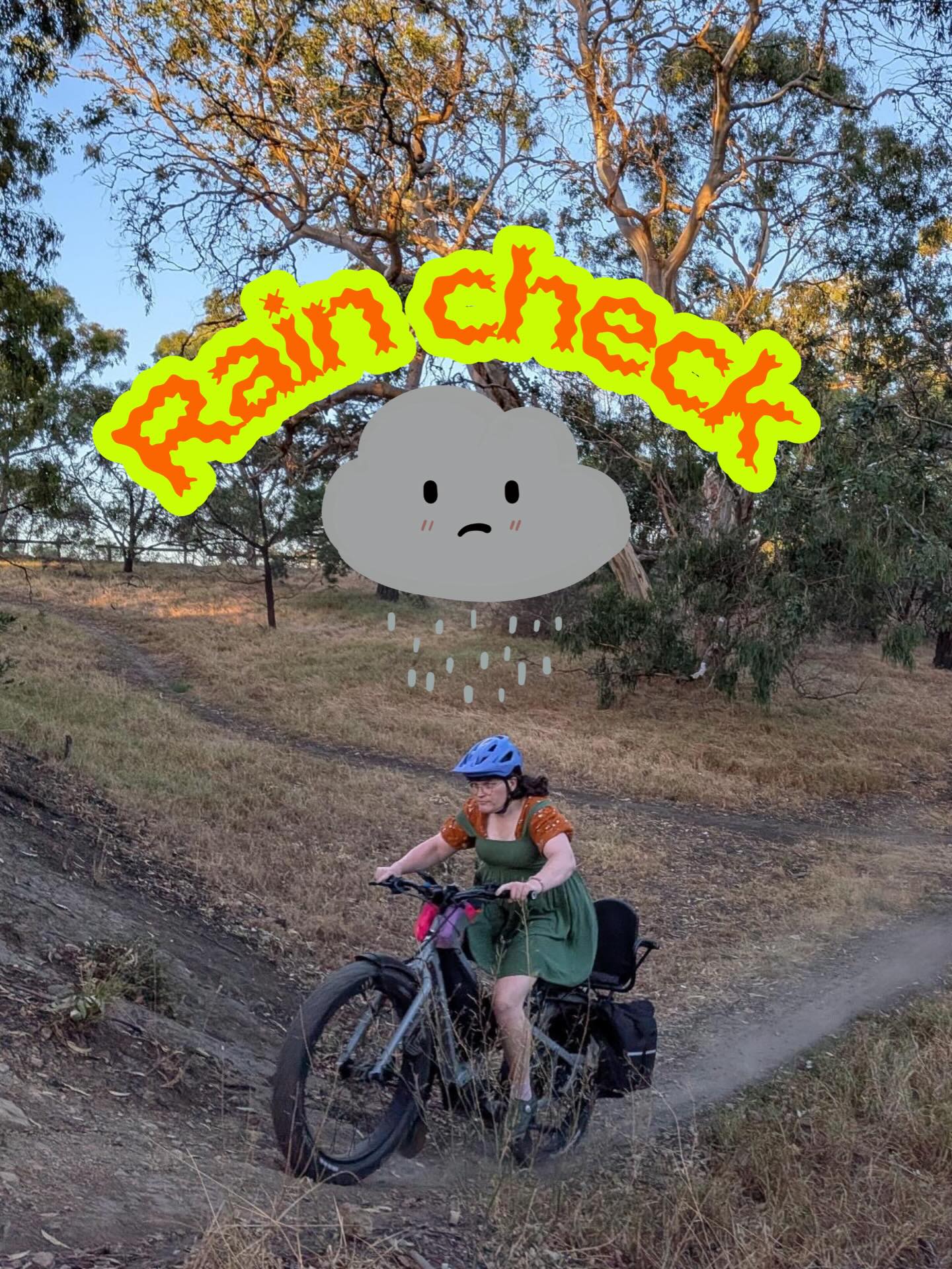 So sorry! This storm came outta nowhere. Wind too scary to go ahead with ride. Stay safe out there, folks!