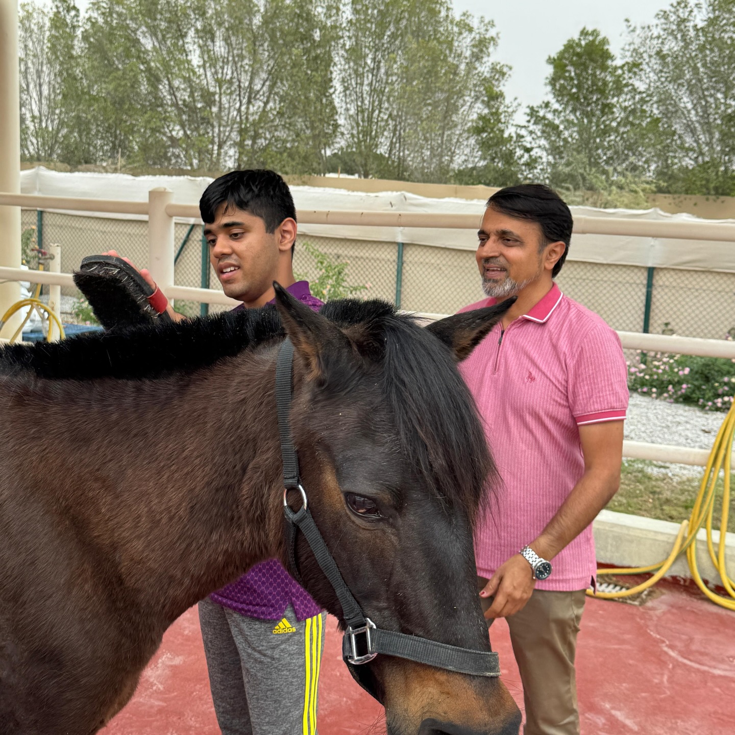 Glad to see our students back to classes, diving into stable management and greenhouse activities 😍