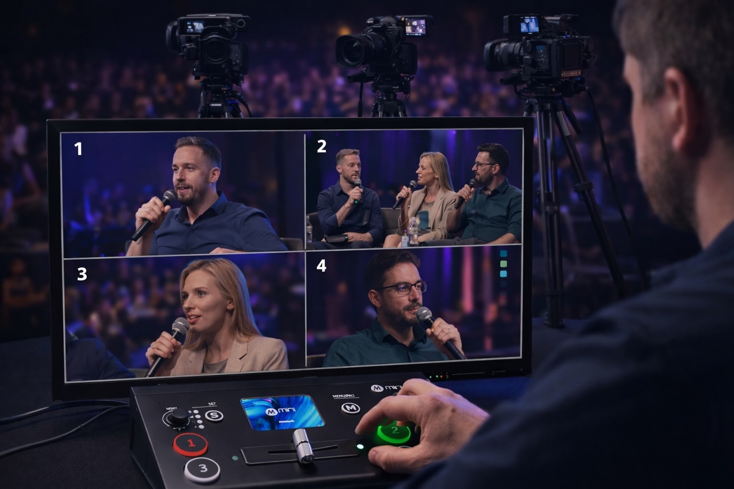 🎬 RGBlink Mini V3 Video Switcher – Compact Power for Professional Production!
Take your live production to the next level with the RGBlink Mini V3 Video Switcher — one of the best compact switchers for live streaming, events, worship, education, and content creation.
Switch between multiple cameras smoothly and deliver professional-quality broadcasts with ease.
Perfect for creators who want powerful switching in a portable device.
#RGBlink #VideoSwitcher #LiveStreaming #BroadcastGear #ContentCreation 🚀