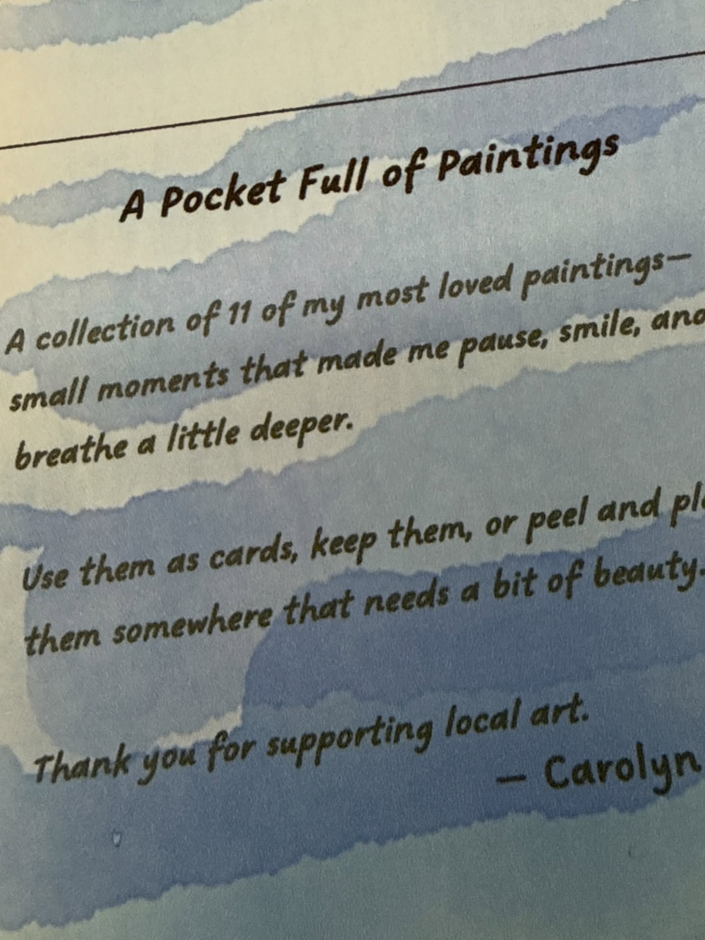 I will be making the next edition of these in time for Mother’s Day. I will have a limited run of 25. They were so popular I almost sold out on the premiere day at the SSWRAS Art Market. Get your order in now if you want one from@the next Edition of Pocket Full of Paintings.
#uniquegift
#littlepaintings
#vancityart
#supportsmallbusiness
#supportlocalartists