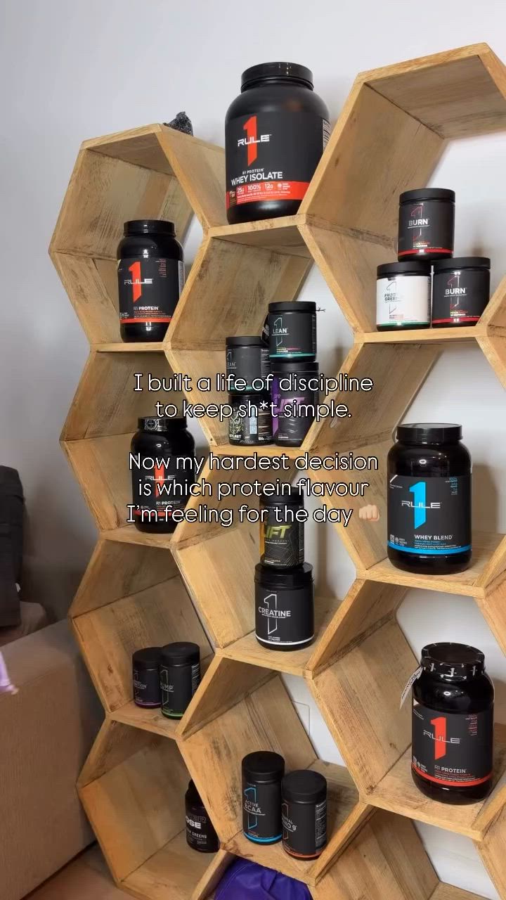 A life of dicipline so your hardest decision is choosing the flavour of protein...