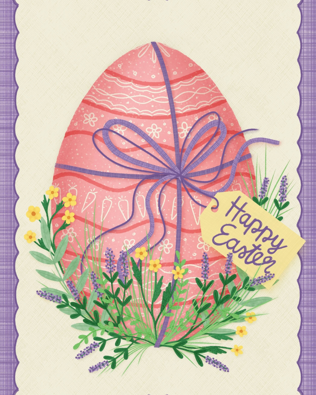 Soft pastels, lots of flowers and a decorated Easter egg. This illustraion feels so springy to me.
For illustration collaborations, please contact me directly or my agency @advocateart01
happy easter - easter art - easter illustration - greeting card - surface pattern design - art licensing - adobe fresco - freelance illustrator - art for products