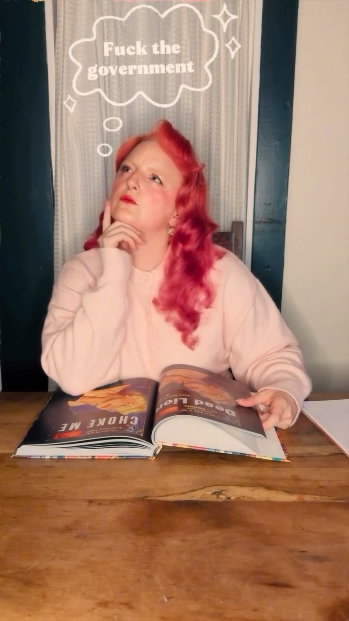 Reading! It’s FUNdamental 😉
You can order my entire pulp novel anthology on my website, featuring all 172 pulp novels I have reimagined, along with the original 🥰 Bink in lio🩷
Every book is printed in Berkeley CA and signed and kissed by me 💋