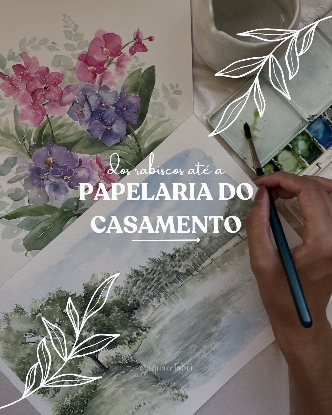 Criação para casamentos ✨
Cada etapa é uma troca.
A sensibilidade do conjunto fala por si no final 🤍
Clica na bio se você procura sua aquarela!