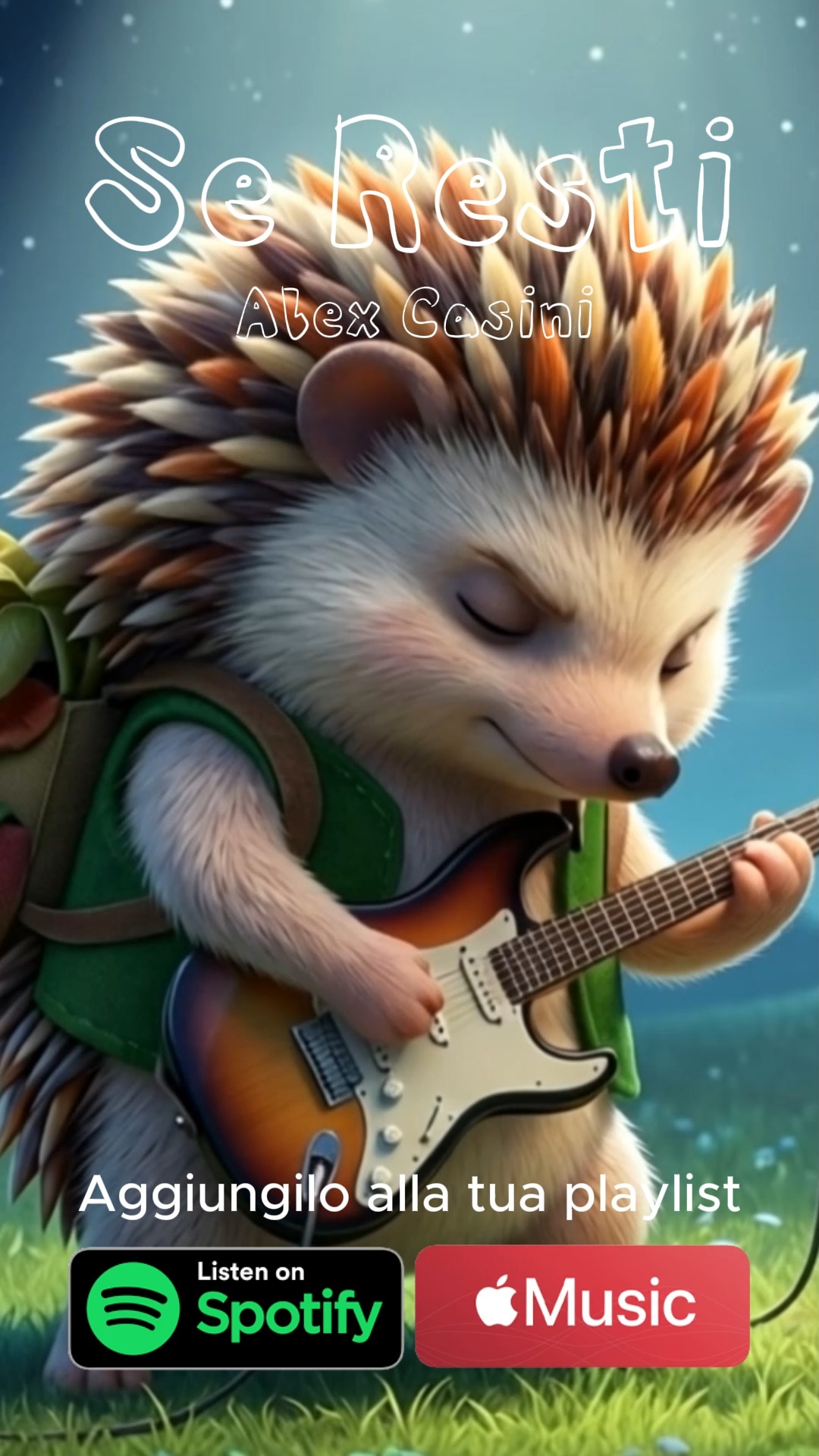 ❤️ A volte non servono promesse perfette.
Serve solo qualcuno che resti.
“Se Resti” è una canzone sulla fragilità che abbiamo quando amiamo davvero.
Quando non trovi le parole, quando sbagli, quando ti chiudi… ma speri che l’altra persona rimanga comunque.
🎧 Se anche tu hai qualcuno che resta quando le cose si complicano…
taggalo nei commenti.
“Non ti prometto il mondo
ti prometto me.”
— Se Resti
Testo e musica: Alessandro Casini
#SeResti #NuovaMusica #CanzoniItaliane #MusicaItaliana #PopItaliano #LoveSong #NuovoSingolo #AlessandroCasini #Emozioni #Musica