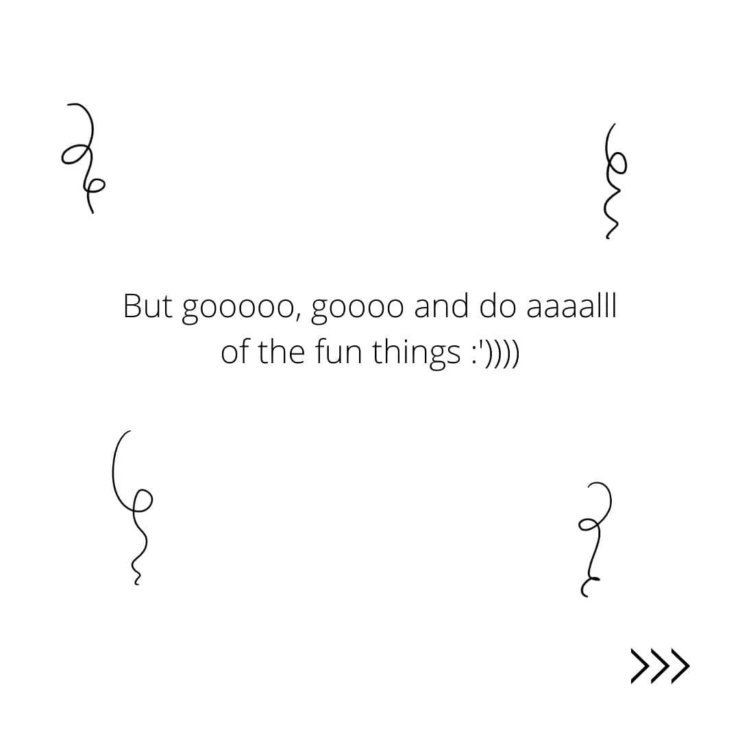 Last month marked the start of the new school year for a lot of us. Regardless of your school, year, program or class structure - you might be feeling a little disheartened. I know I am.⠀
⠀
I just want to tell you that, you're honestly doing great. Wherever you're at and whatever you feel, is okay. This year will test our patience, learning style, communication habits and resilience, but I promise you that it will pass and that you can still create fun things within the year.⠀
⠀
This piece was inspired by my own experiences, my friends' experiences as well as just...things I'd always wanted to do. :') It's an agglomeration of things that made my university experience that much fuller.⠀
⠀
Of course, your version of living the best uni life could be soo different! Especially since parts of this piece are specific to being a #guelphgryphon and also being on #reslife. But to me, this piece is more about the adventurous spirit and the zeal of making the year a memorable year regardless of how it looks. And I'm sharing it because I hope it can spark an energy to go and do just that - though all of the differences this covid-impacted year holds.⠀
⠀
While on the surface, everything is different - your classes may be online, events are all online, things will feel weird - but hey. What runs deeper has not changed. Your friends are still just a call or message away, still always here for you. Your favourite songs are still here to lift you up and transport you to magical places. The sun, birds, trees, grass and fresh air are still here to remind you that life is bigger than your frustrations and renew your mindset.⠀
⠀
And when this is all over, when we have what we missed, everything will be that much more special 😌💖⠀
⠀
I'm repeating myself 10928 times (as I do LOL) but, I just want to tell all of you - no matter the circumstance, you can always still make the most of whatever you have. Even if you don’t have everything.⠀
⠀
So make it a special year in the best way possible. Go do all of the fun things (while staying safe please of course), and let me live vicariously through all of you too 💕✨⠀
⠀
Sending so much love, strength, perseverance, support and vicky-energy 🌟
