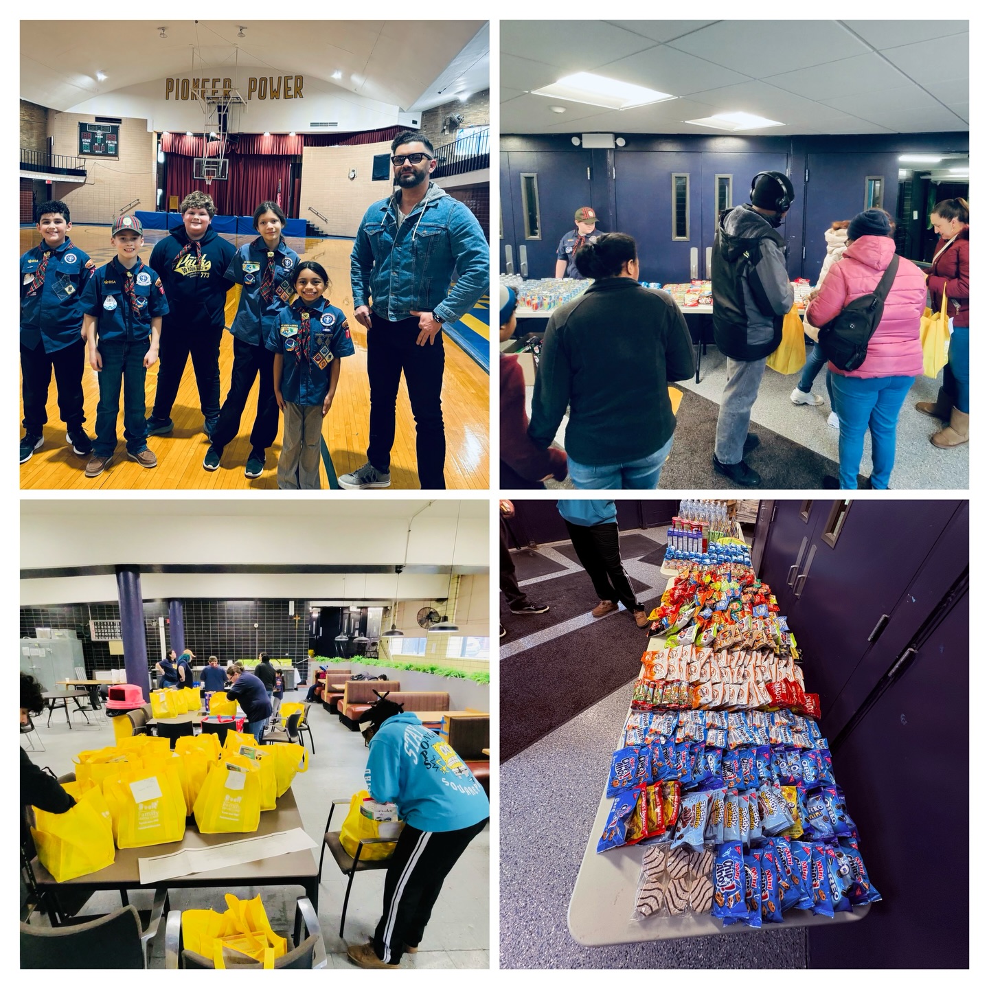 This morning De Sales was proud to host and work with local Cub Scott Pack 773, as well as the @parents_of_ext_chi , as young minds and generous hearts came together to make a difference in their community. #SpecializedFoodDrive 💙