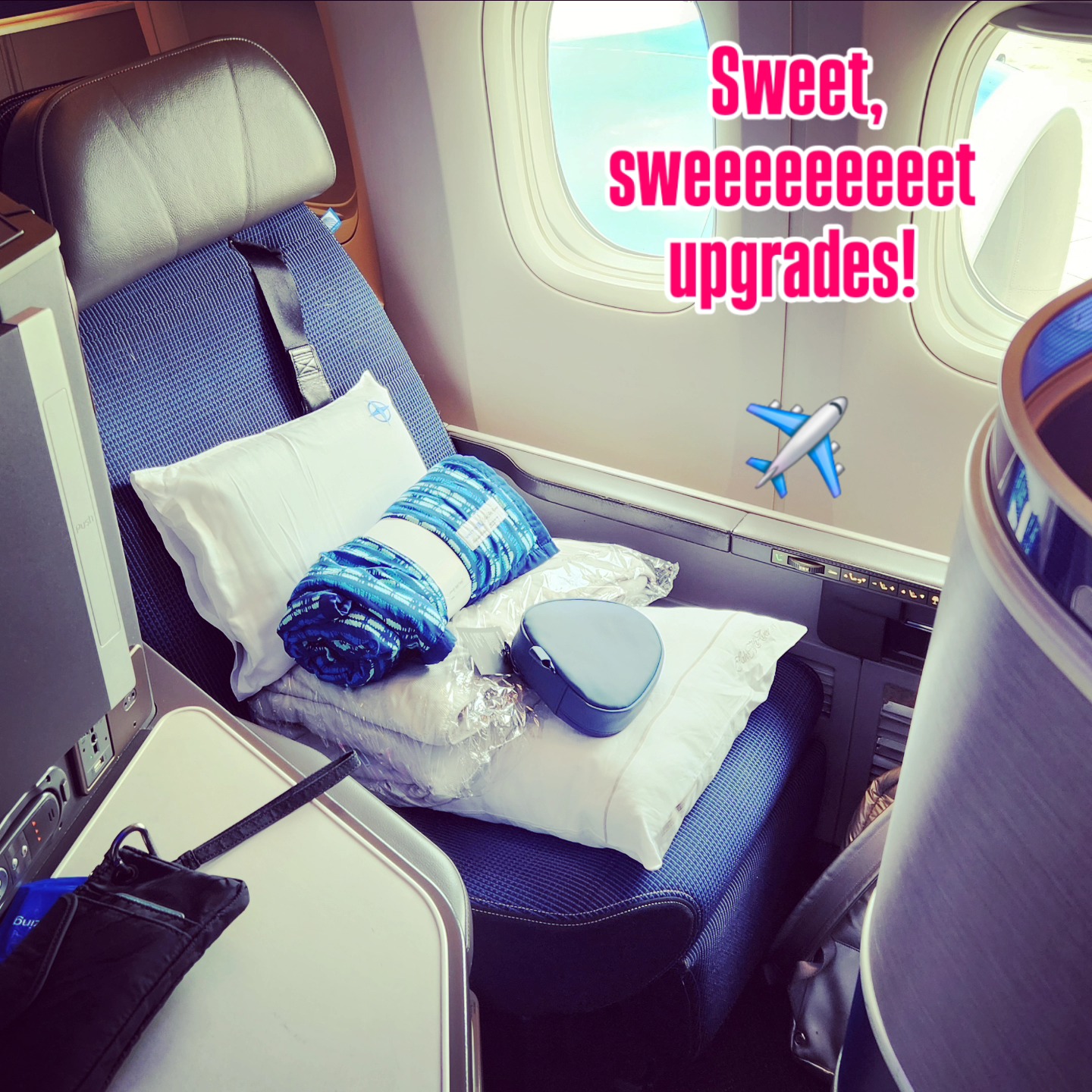 #i❤️polaris #unitedairlines #unitedpolaris #goingplaces #travelinstyle #waytostartavacation #adventuretime