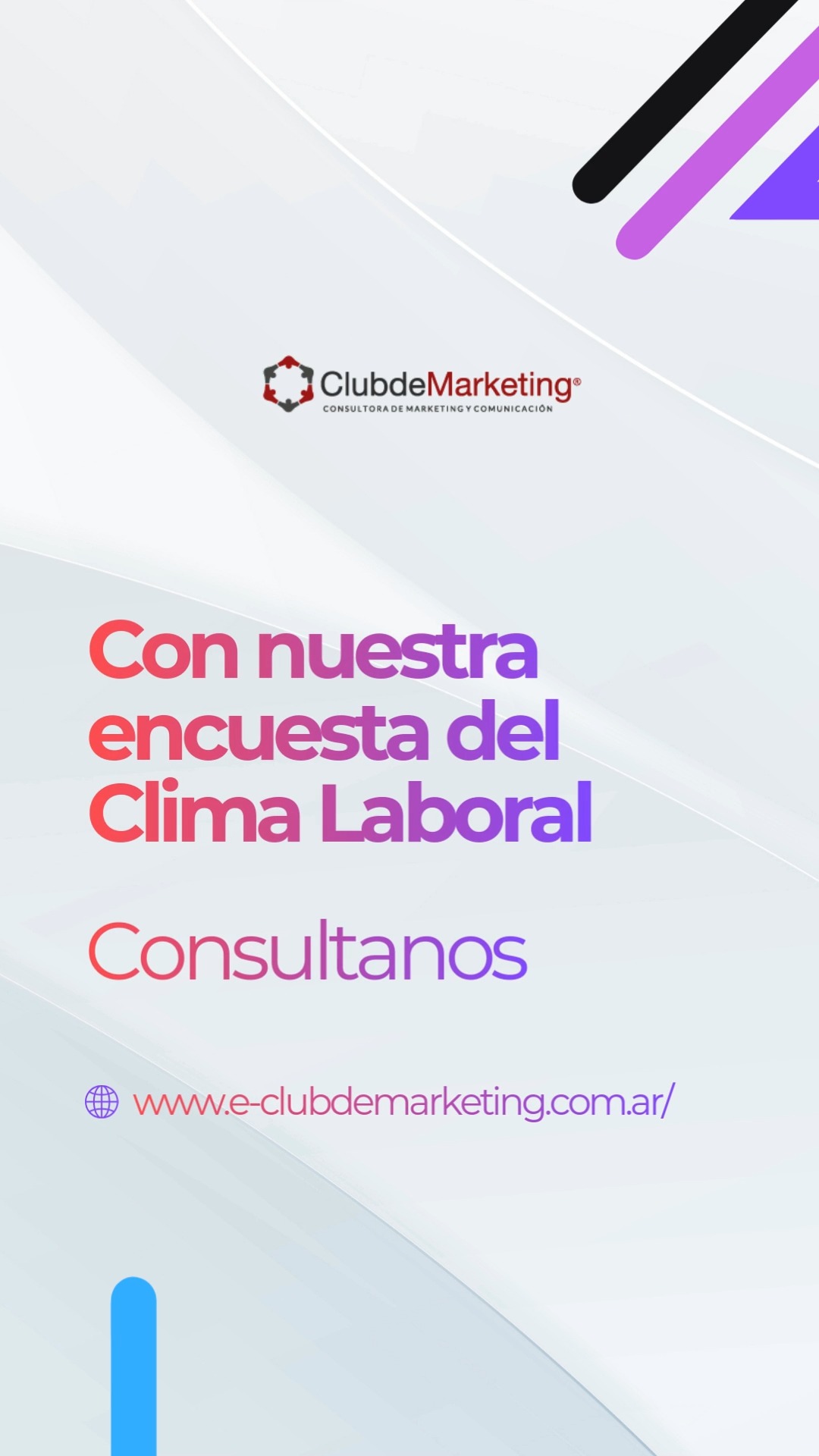 En muchas empresas, las decisiones sobre personas se toman desde la percepción.
Pero el crecimiento sostenido no se construye con intuición,
se construye con información objetiva.
El clima laboral impacta directamente en la productividad, el compromiso y la rentabilidad.
Cuando no se mide, se gestiona a ciegas.
Cuando se analiza con método, se transforma en ventaja competitiva.
Una Encuesta de Clima profesional no es solo una herramienta de RRHH.
Es un instrumento estratégico para alinear cultura, liderazgo y resultados.
No se trata solo de medir.
Se trata de convertir datos en decisiones accionables.
💬 ¿Querés saber qué está pasando realmente en tu organización?
👉 Hablemos.
🌐 www.e-clubdemarketing.com.ar/encuestas-clima-360
#ClimaLaboral #Liderazgo #GestiónEstratégica #CulturaOrganizacional #RRHH #ClubDeMarketing