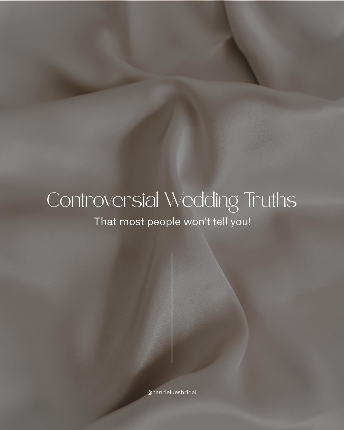 💥Controversial wedding dress truths, no one will tell you!🔥
After 21 years in the industry, I have found that sometimes being brutally honest and not beating around the bush, is the best way to help brides! There is so much fluff online when it comes to weddings & not much REAL content & advice.
1. Stop saying “it’s just one day”
Yes, it’s only one day, but it will replay in your mind for a lifetime. This sacred ceremony starts off a brand new generation, a new chapter in your family. It is set apart from every other daily occurrence. It’s okay to be sentimental about it, that is not selfish!
2. Too many opinions make your choice harder
One trusted voice, along with the guidance of your experienced and professional bridal designer, is all you need at fittings. Sometimes the ‘peanut gallery’ will ruin your special moment, with unsolicited advice. Your wedding dress fitting is not a spectator sport or an episode of a reality show. It’s special & intimate, something deeply personal to each bride and we treat it as such. The bride’s opinion is the only one that ultimately matters!
3. You will regret the second-dress trend.
You only have a few hours, to wear the most important dress you will ever buy! Make them count, by rather selecting a convertible gown, instead of a whole new dress. Choose a detachable train, skirts that swop from short to long or removable sleeves. The options are endless and comfort is the name of the game, for your reception!
4. Fast fashion is for daywear, not the most important dress you will ever wear.
Most brides have a budget, the trick is to still prioritise quality, within that budget. Choose minimal style & exceptional quality, over elaborate design & cheap construction. Would you wear flip-flops to run a marathon, even if it’s just ‘one day’?
5. The consultation fee is a filter
A lot of prep, hard work & professional advice, goes into bridal consultations. It’s not an every-day, casual shopping experience. It is solely reserved for the decision-making bride, actively searching for her dream dress. A consultation fee both of protects the experience & compensates the bridal expert for their time. #bridaltruths
