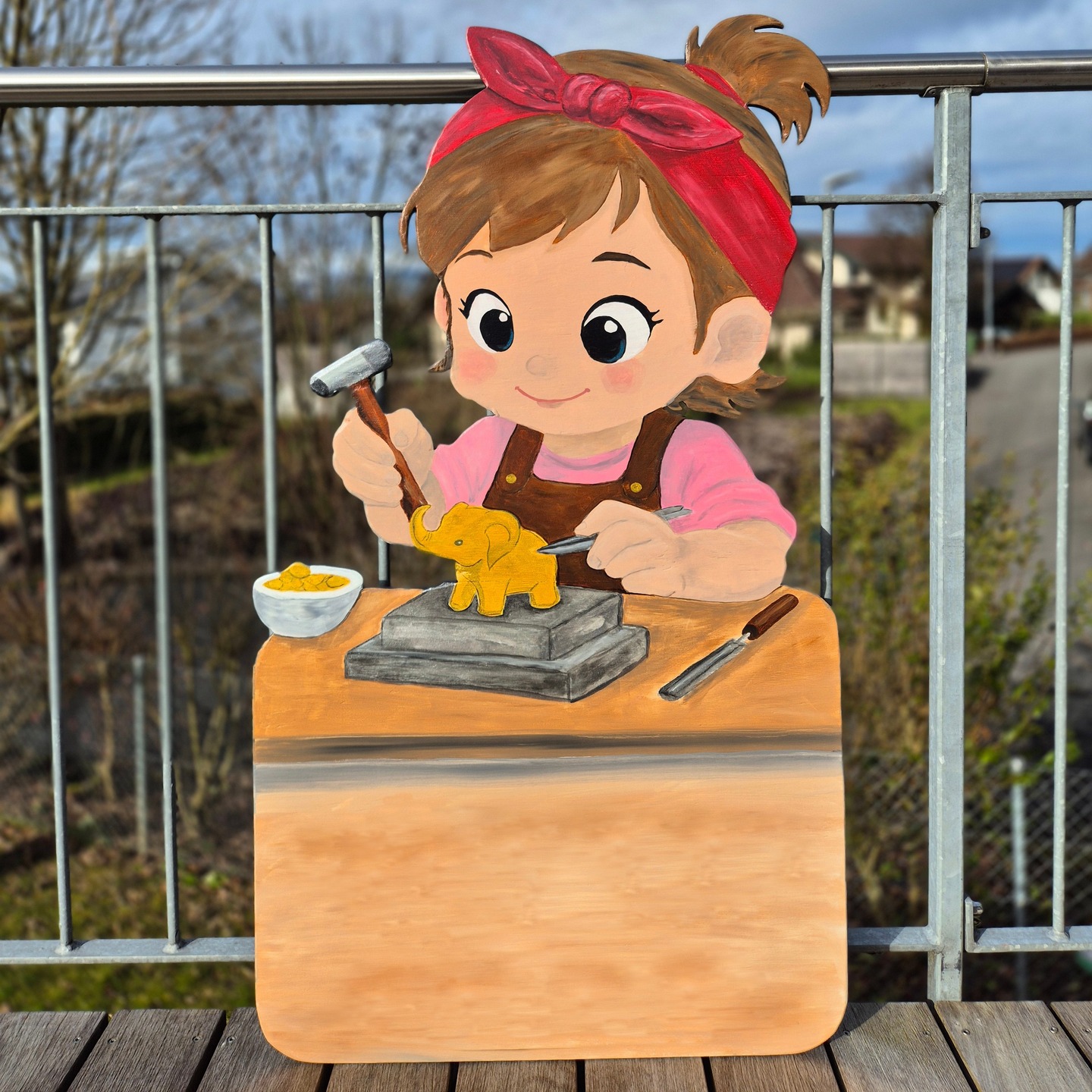 🐘🔨
#handgemacht
#handgemalt
#geburtstafel