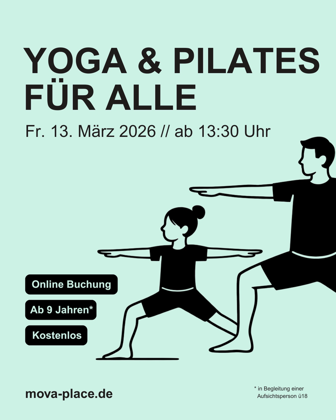 Am Freitag, den 13. März, ziehen wir für einen Tag ins @ecentereggert (Stralsund-Andershof)! Beim großen Gesundheitstag haben wir im Obergeschoss einen exklusiven Bereich für euch reserviert.
Das Beste daran: Es ist die perfekte Chance, unsere neuen Lehrer:innen kennenzulernen! 😍 Egal ob Yoga-Fan oder Pilates-Lover – wir bringen euch auf die Matte.
Wann & Wie?
🕒 Sessions um: 13:30 | 14:30 | 15:30 | 16:30 Uhr
📍 Treffpunkt: Unser Infostand im Foyer (wir führen euch dann nach oben!)
🙌 Für alle: Ob Profi oder Neuling, komm einfach vorbei!
📲 Anmeldung: Auf mova-place.de / die Plätze sind begrenzt.
Gönn dir einen kurzen Energiekick zwischen den Gesundheits-Checks und sag Hallo. Wir freuen uns riesig auf euch! 👋✨
#movaplace #yogastralsund #yoga #stralsund #gesundheitstag