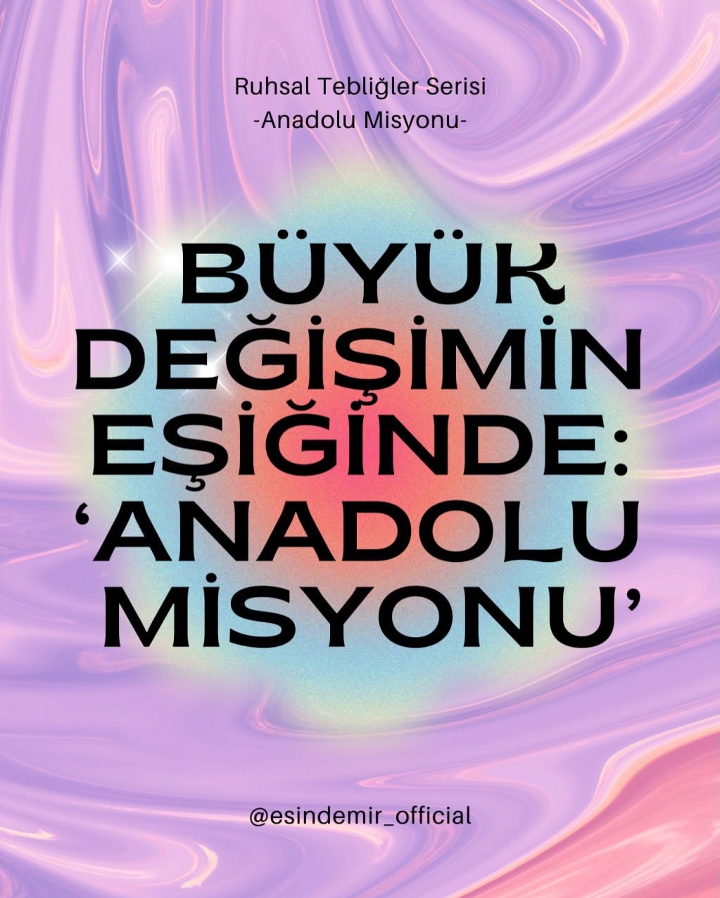 Yolculuğumuza ışık tutmasına niyetle ✨
Sevgi ve Işıkla,
Esin 💛
NOT: Ergün Arıkdal’ın “Anadolu Misyonu: Büyük Değişimin Eşiğinde” adlı kitabı, Anadolu coğrafyasının ruhsal ve manevi önemini, insanlığın tekamül sürecindeki özel rolü üzerinden ele alan spiritüel bir eserdir 📕 Kitap, Anadolu halkının inanç ve anlayış farklarını aşarak oluşturacağı manevi birliğin Devre Sonuna doğru giden dünyamıza örnek olacağını vurgular.
#anadolumisyonu #vazifeplanı #uyanış