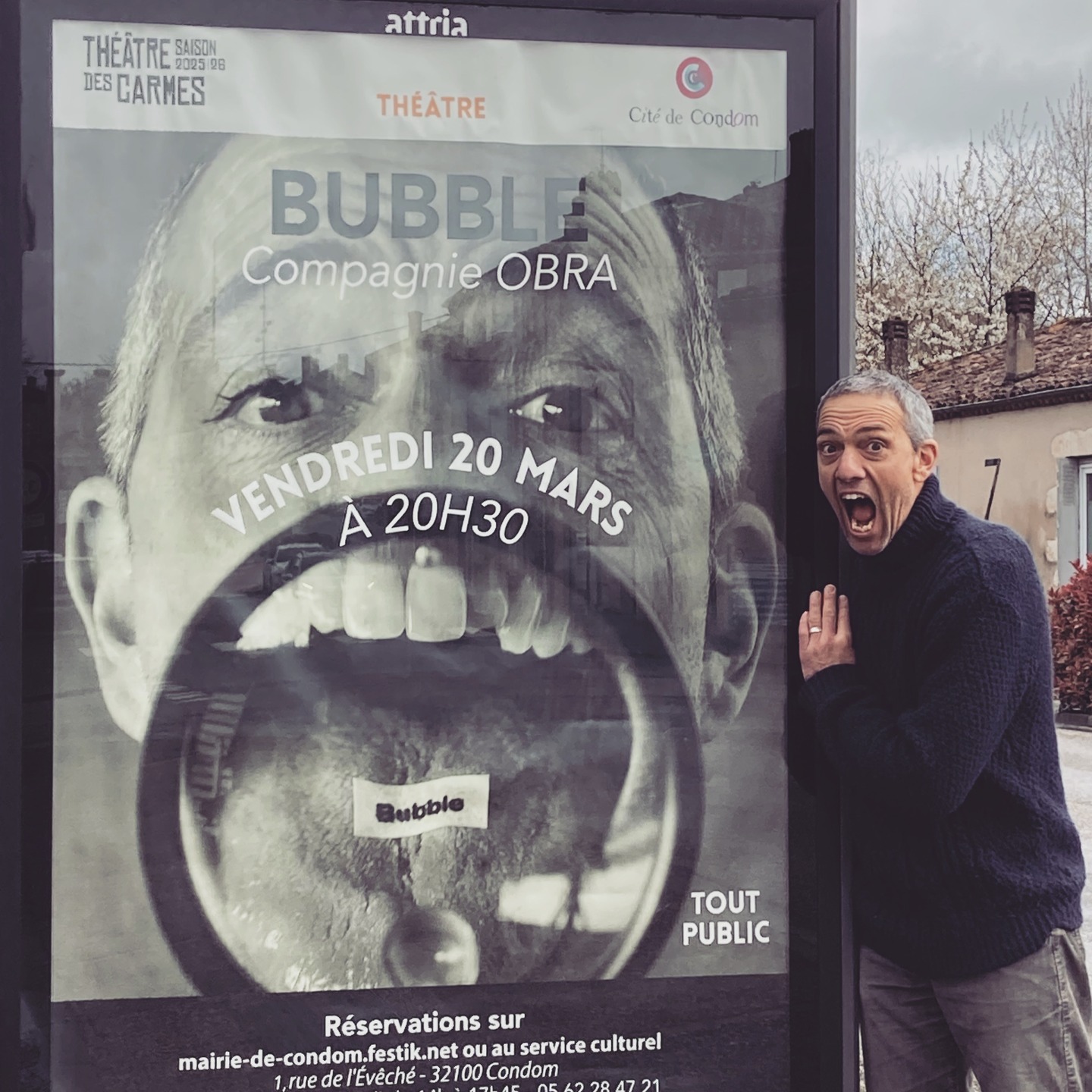Bubble à Condom Vendredi 20 mars! Réservations: 05 62 28 47 21