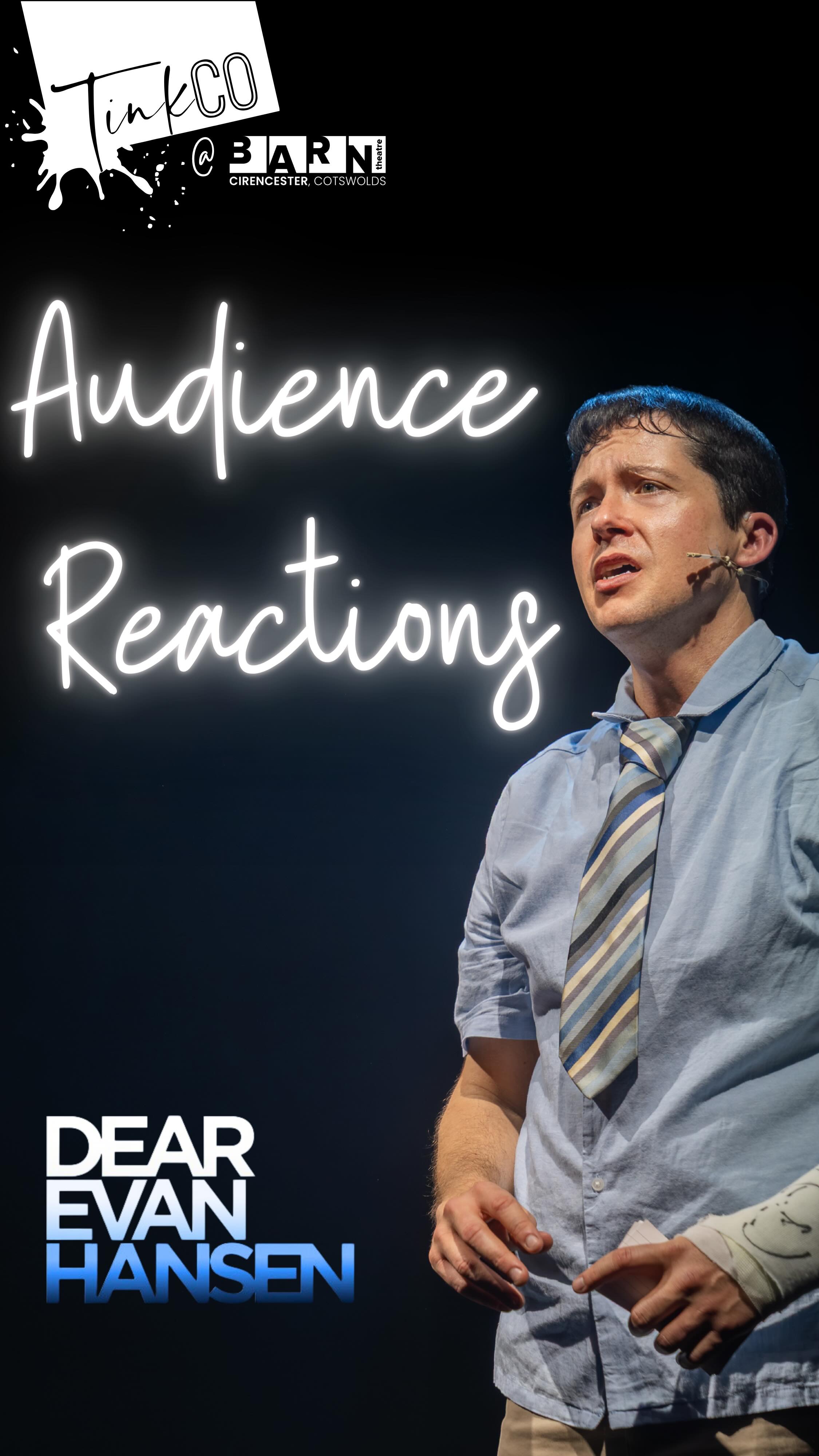 Last night was our opening night of Dear Evan Hansen, and the audience reaction honestly meant so much to us.
We grabbed a few people after the show and asked a very simple question: “What did you think?” The answers speak for themselves.
We’re unbelievably proud of this cast and crew, and it meant the world seeing how much the story landed with the audience. Stories like this only really work when the room feels it together and last night, it was palpable.
Thank you to everyone who came and shared opening night with us. Here’s to night 2!
🎥: @paulofthebailey
#DearEvanHansen #Amdram #AmateurDramatics #CommunityTheatre #MusicalTheatre