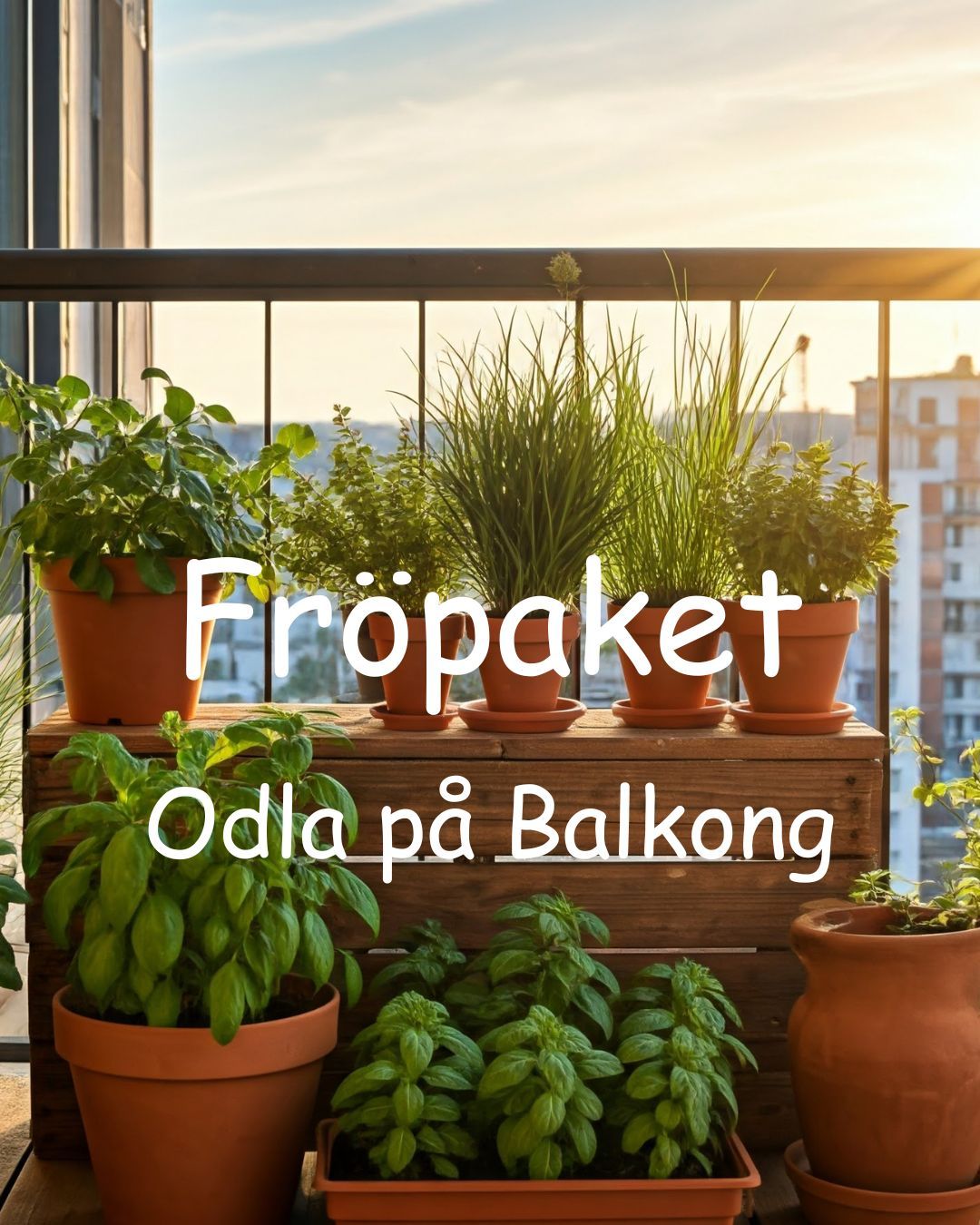 Har du ingen stor trädgård men vill ändå odla blommor och grönsaker?Inga problem!
Gör din balkong till en frodig odlingsoas som du kan äta och njuta av. I detta kit har vi valt fröer som ger maximal skörd på minimal yta - perfekt för dig om odlar på balkongen!
Detta kit innehåller 6st frösorter:
Sockerärt Norli
Chilipeppar Aurora
Snackpaprika Sweet Julie
Sallat Gourmet Baby Leaf Mix
Ampeltomat Maskotka
Basilika Italiano Classico.
Ps. Alla dessa frösorter går utmärkt att odla i kruka!