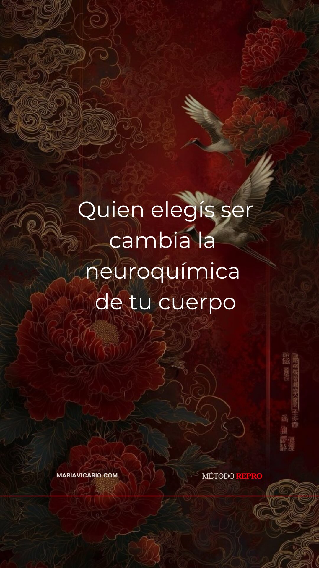 En tu biología está escrita tu percepción.
En una consulta puedo darme cuenta de cuál es la percepción que creó el estado de loop del que no podés salir.
Modo REPRO es una nueva modalidad de encuentros en el que trabajamos sobre un patrón determinado. Generalmente llegan conociendo una primera capa de repetición. En sesión vamos a la raíz para desprogramarla. Y durante 30 días consolidás la reprogramación.
🙌🏼 Agenda abierta. Cupos limitados. Escribime por DM o ingresá. para más info desde la Bio.
Si vas al pasado que sea para mejorarlo 😉
María