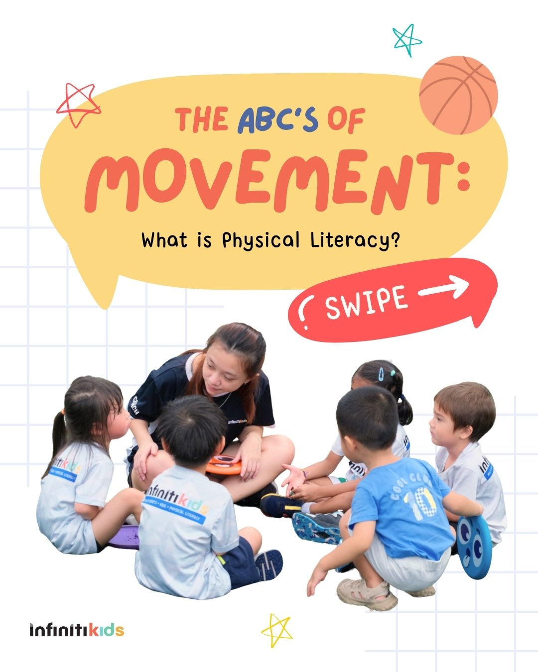Ever wonder why some kids just seem "naturally athletic"? ⚽🤸♂️ It’s usually not luck—it’s Physical Literacy.
Think of it as the foundational alphabet for a lifetime of movement. Instead of mastering one complex sport (and risking injury or burnout!), we give our students, aged 3-6, the specific building blocks they need: Agility, Balance, and Coordination (the ABCs!).
Swipe right ➡️ to see how mastering these simple foundational skills translates to better gross motor control, increased playground confidence, and a lifelong motivation to stay active.
Our non-competitive multi-sports approach at Infiniti Kids makes learning these essential 'ABCs' purposeful and fun.
🧡 Ready to watch your child find their 'I can'?
🎁 First 45-minute Trial Session is just $15! Book now via the link in our bio and join us at The Arena, 48 Woodleigh Park.
#infinitikids #physicalliteracy #earlychildhooddevelopment #woodleighpark #motorskills #multisportsforkids #activeparentssg #thearenasg