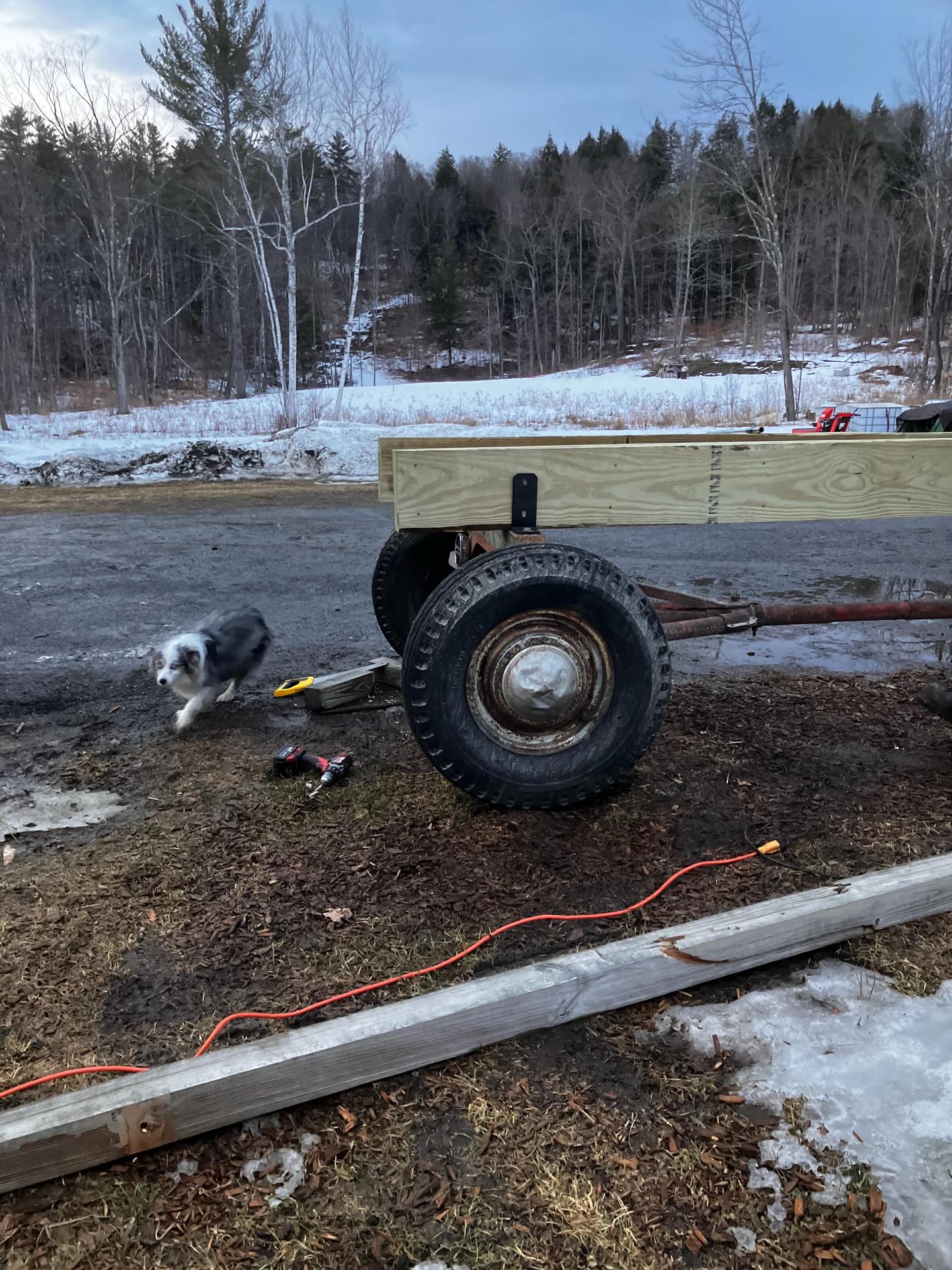 The snow is beginning to melt and we’re at it again!!! A new project has begun and we have some exciting things to announce soon! Can you guess what we’re getting into? #newenterprise #funiscoming #excitingnews