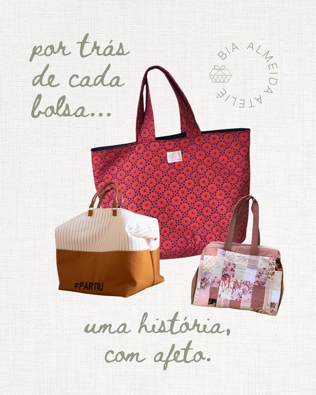 Por trás de cada bolsa uma mulher forte e inspiradora ✨👜👛👝💗💫
.
.
Vem conhecer um pouquinho por trás de cada nome #handbag #handmade #bags #bolsas #necessaire
